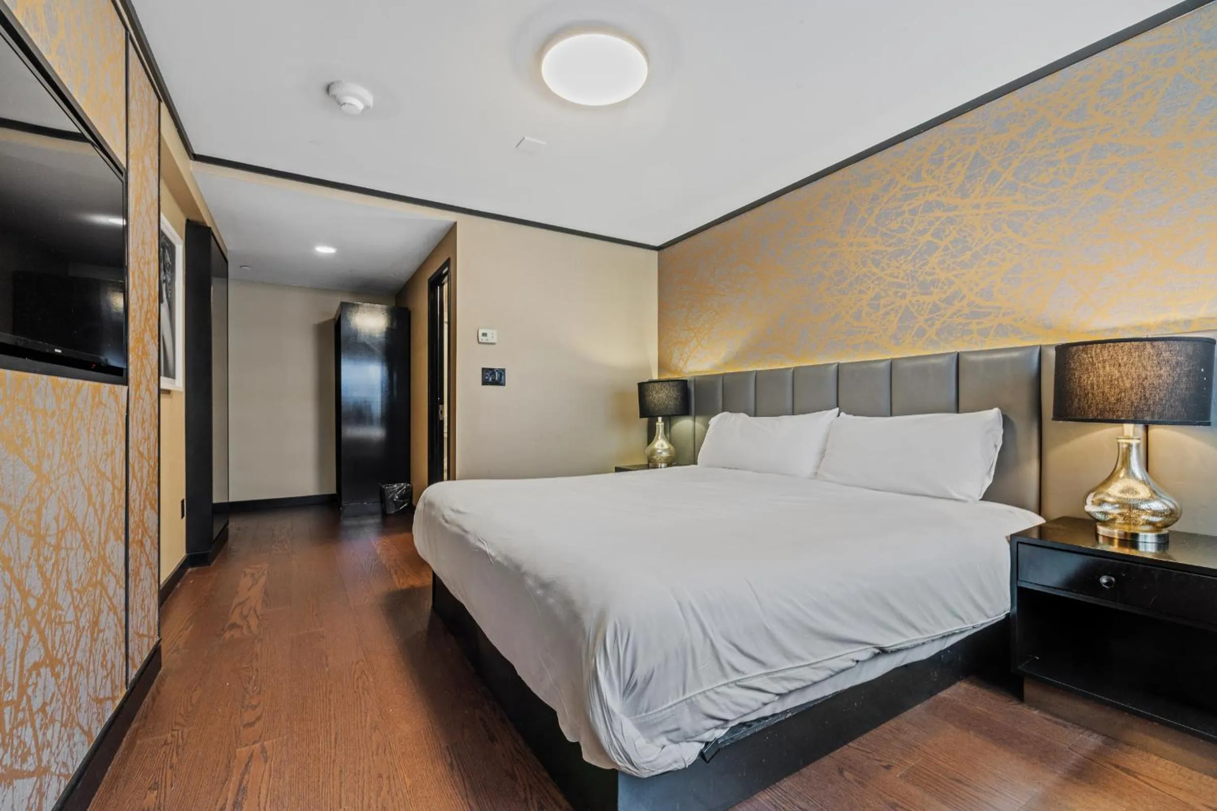 Bed in Hudson Yards Hotel