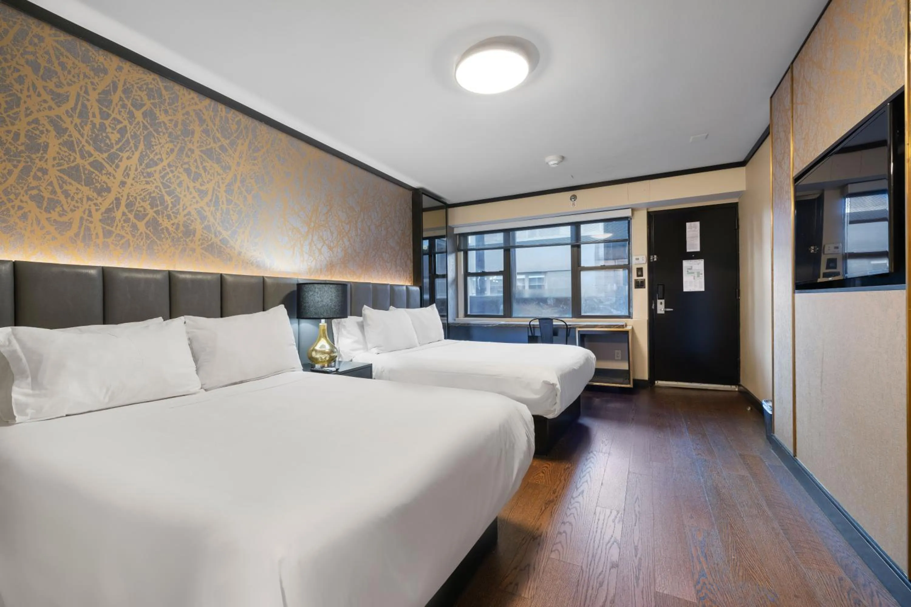 Bed in Hudson Yards Hotel