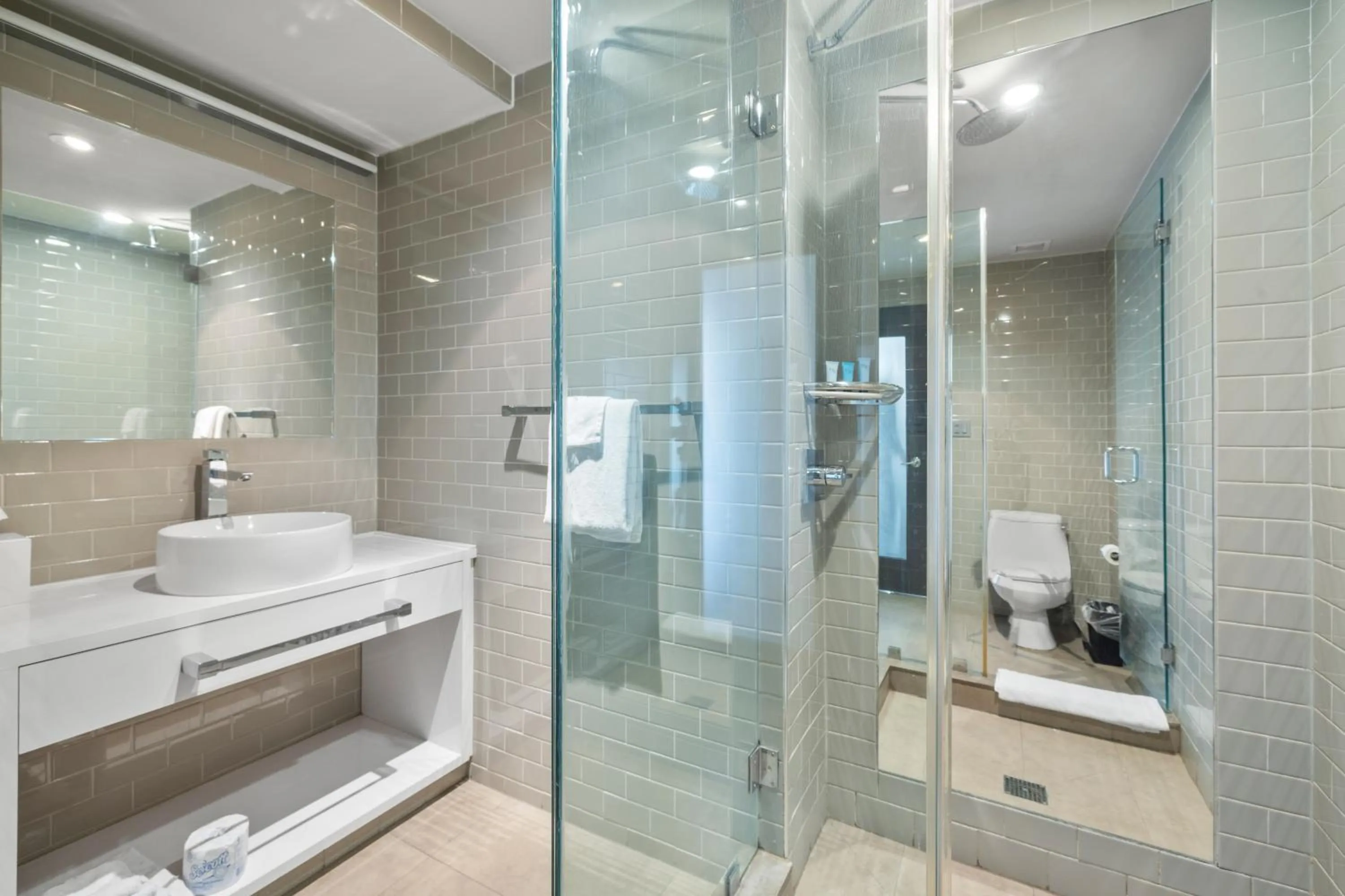 Shower in Hudson Yards Hotel