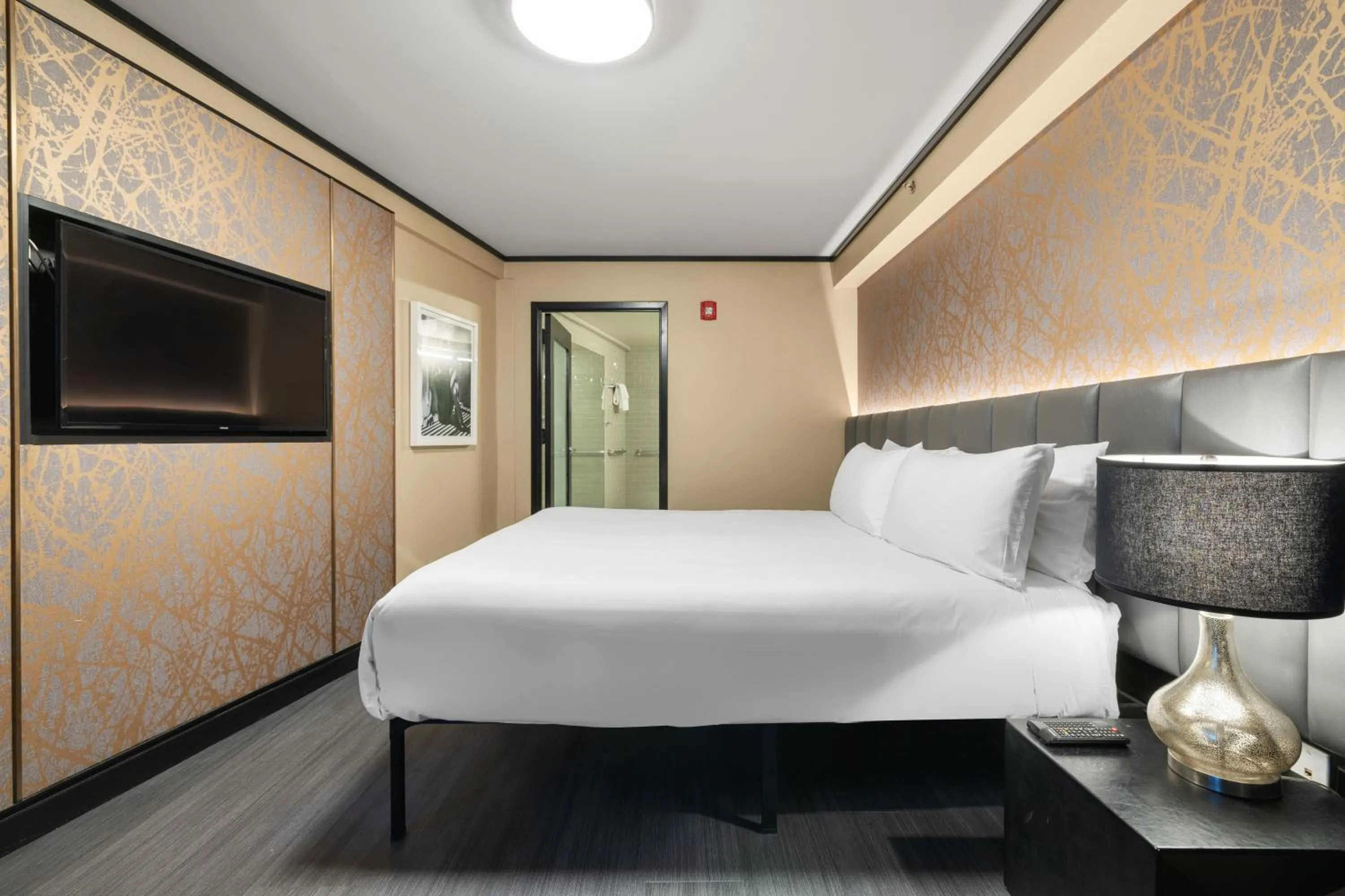 Bed in Hudson Yards Hotel