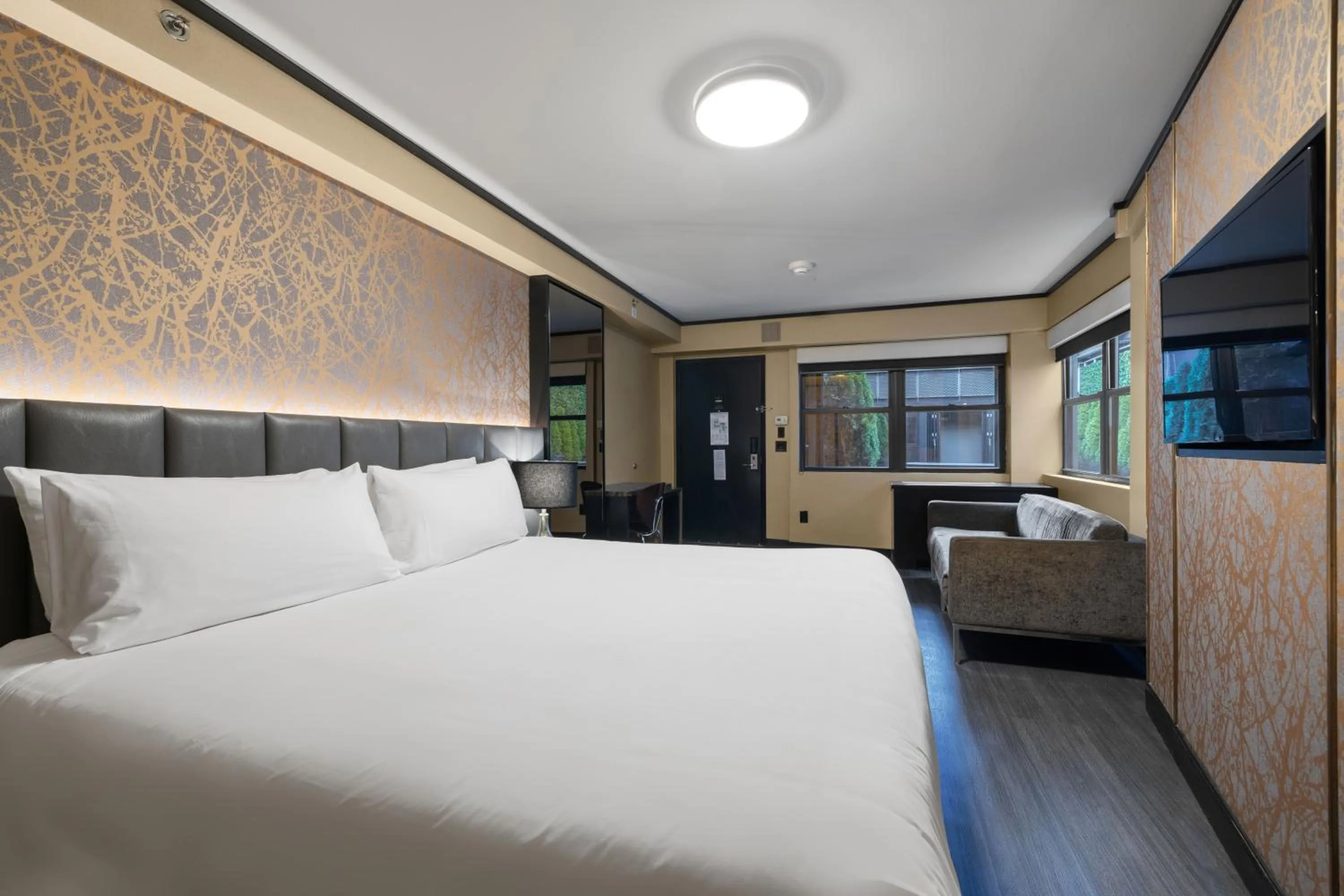 Bed in Hudson Yards Hotel