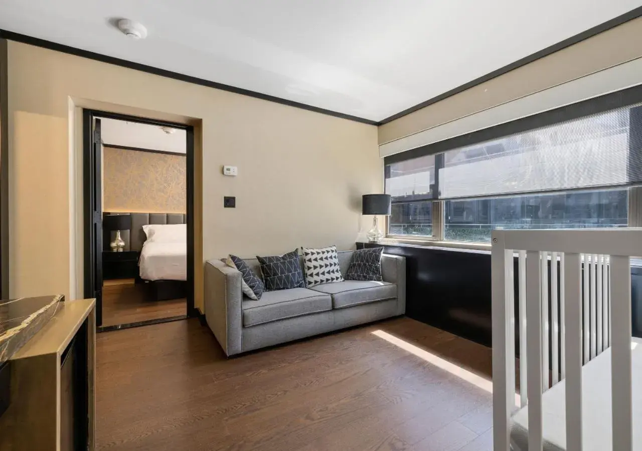 Living room in Hudson Yards Hotel Living room in Hudson Yards Hotel