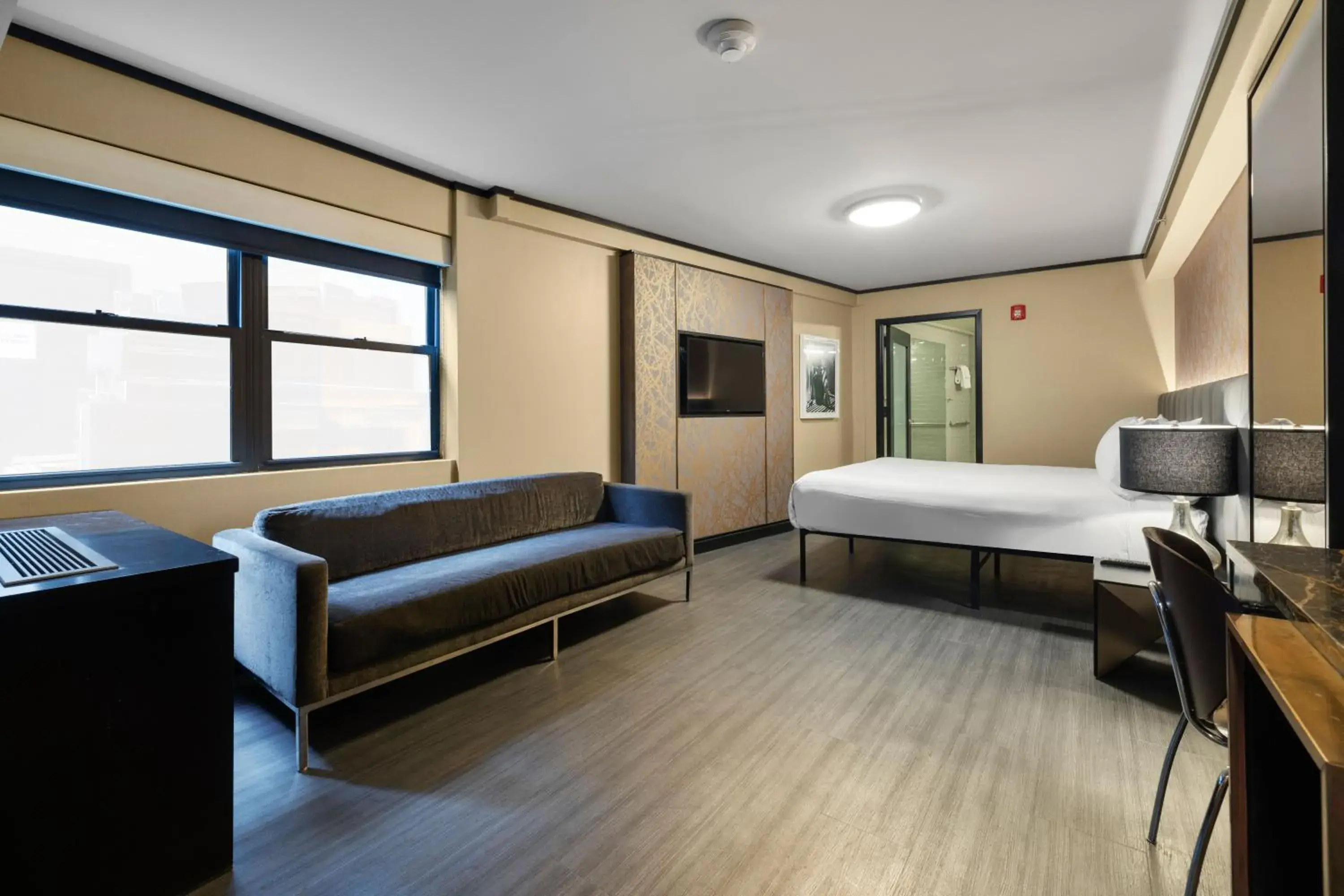 Bed in Hudson Yards Hotel Bed in Hudson Yards Hotel