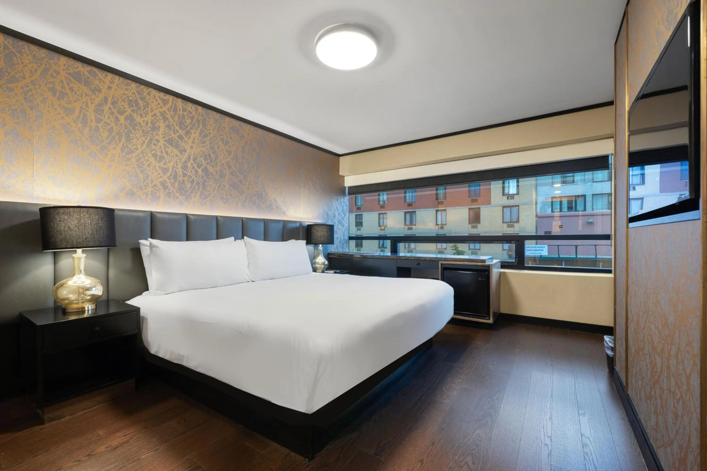 Bed in Hudson Yards Hotel