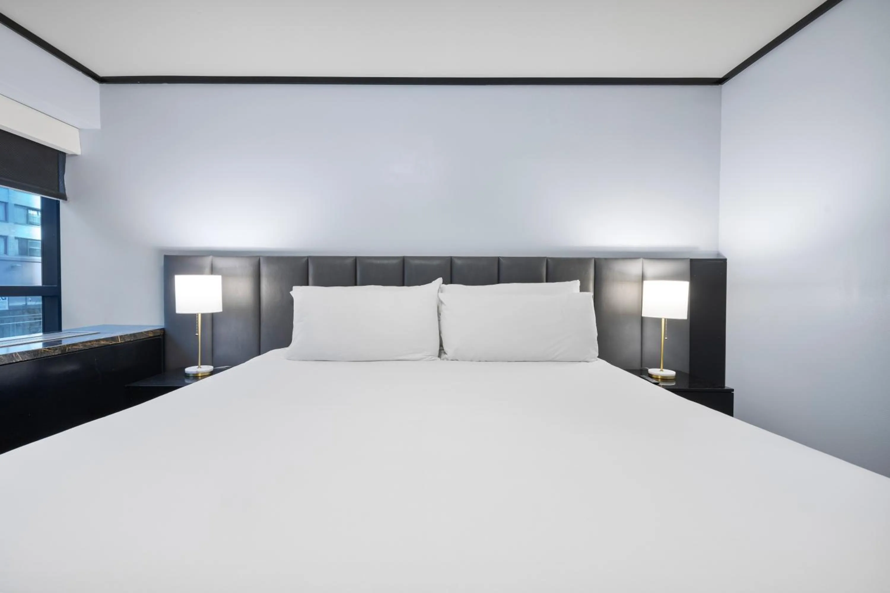 Bed in Hudson Yards Hotel