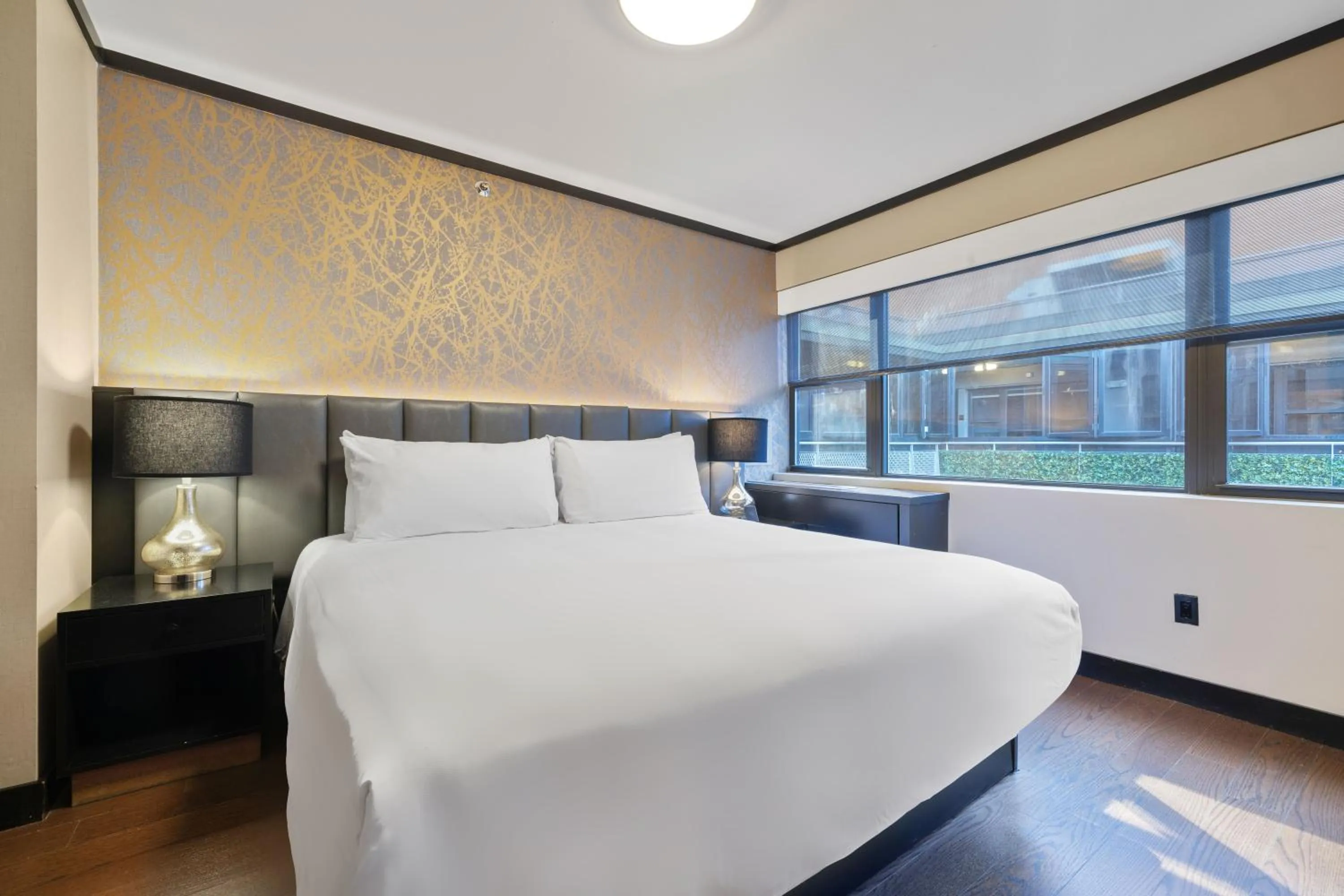 Bed in Hudson Yards Hotel