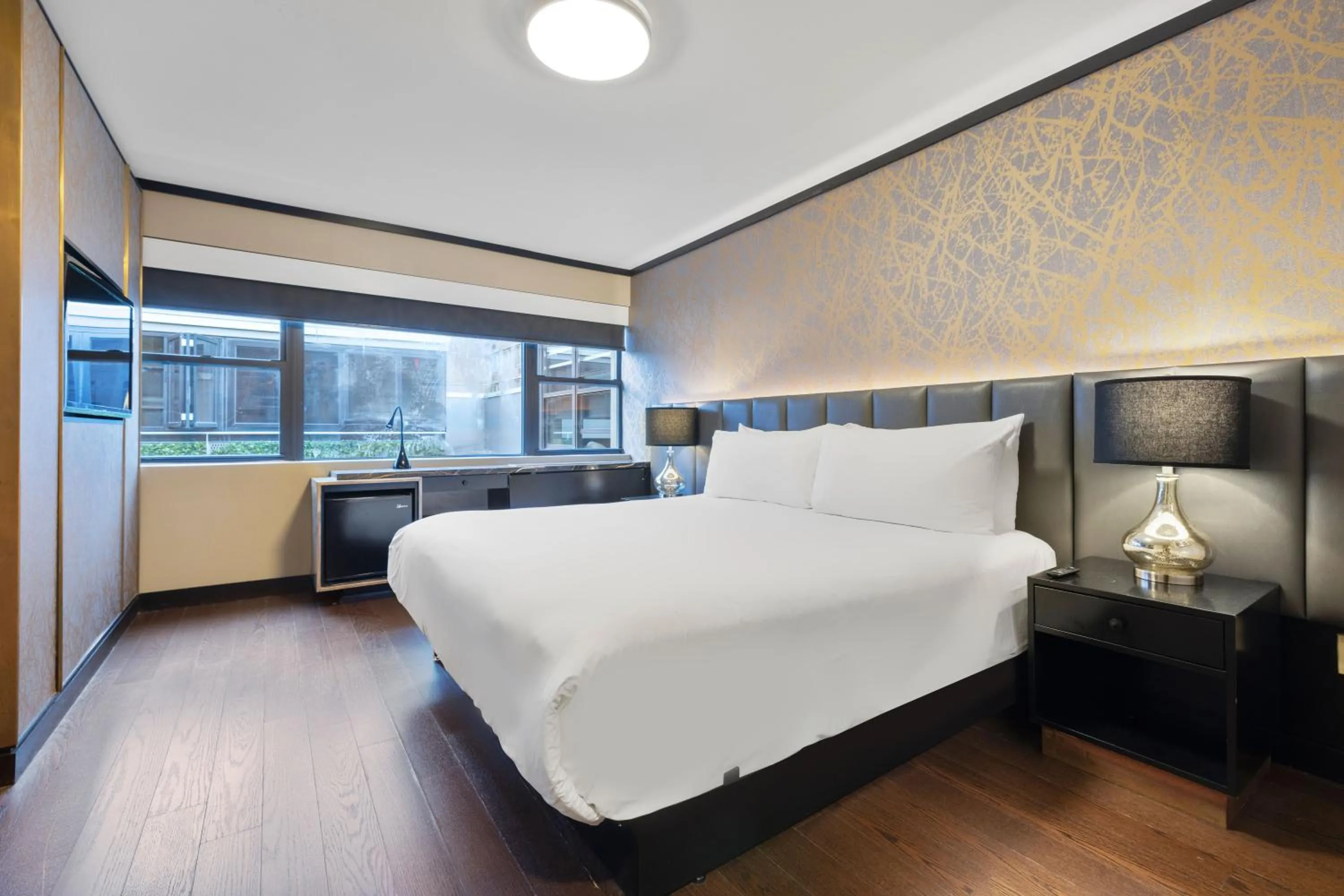 Bed in Hudson Yards Hotel