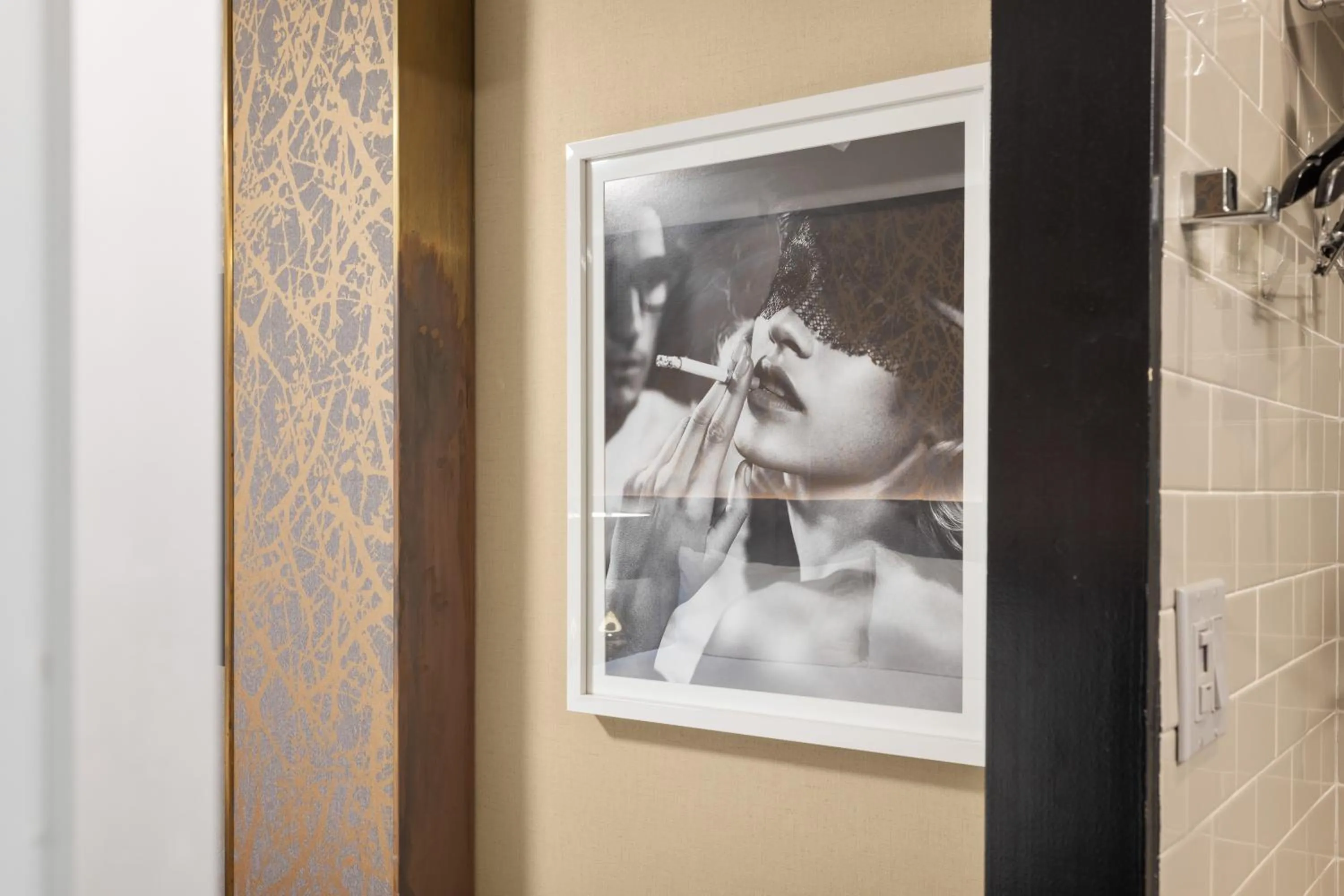 Decorative detail in Hudson Yards Hotel