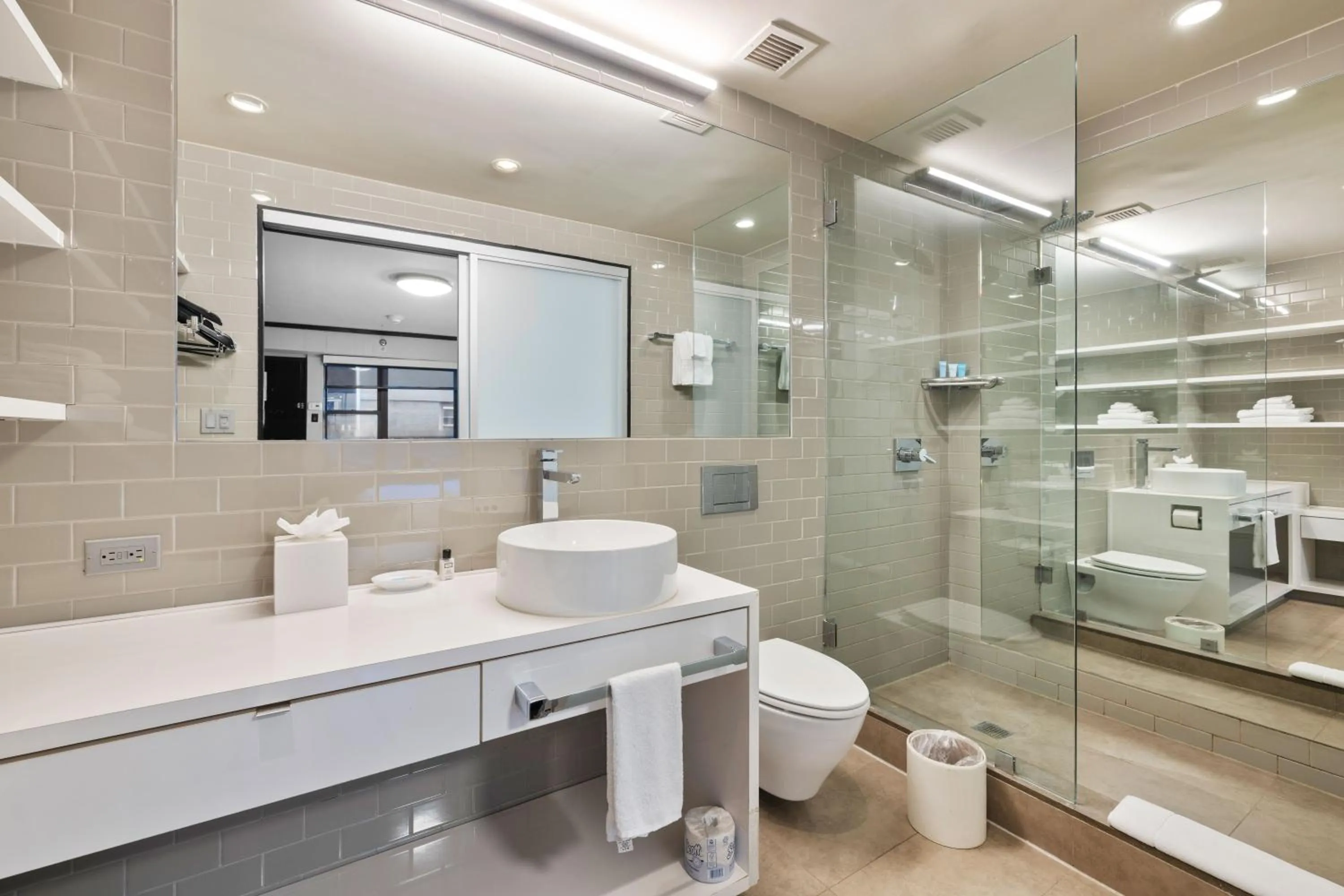 Shower in Hudson Yards Hotel