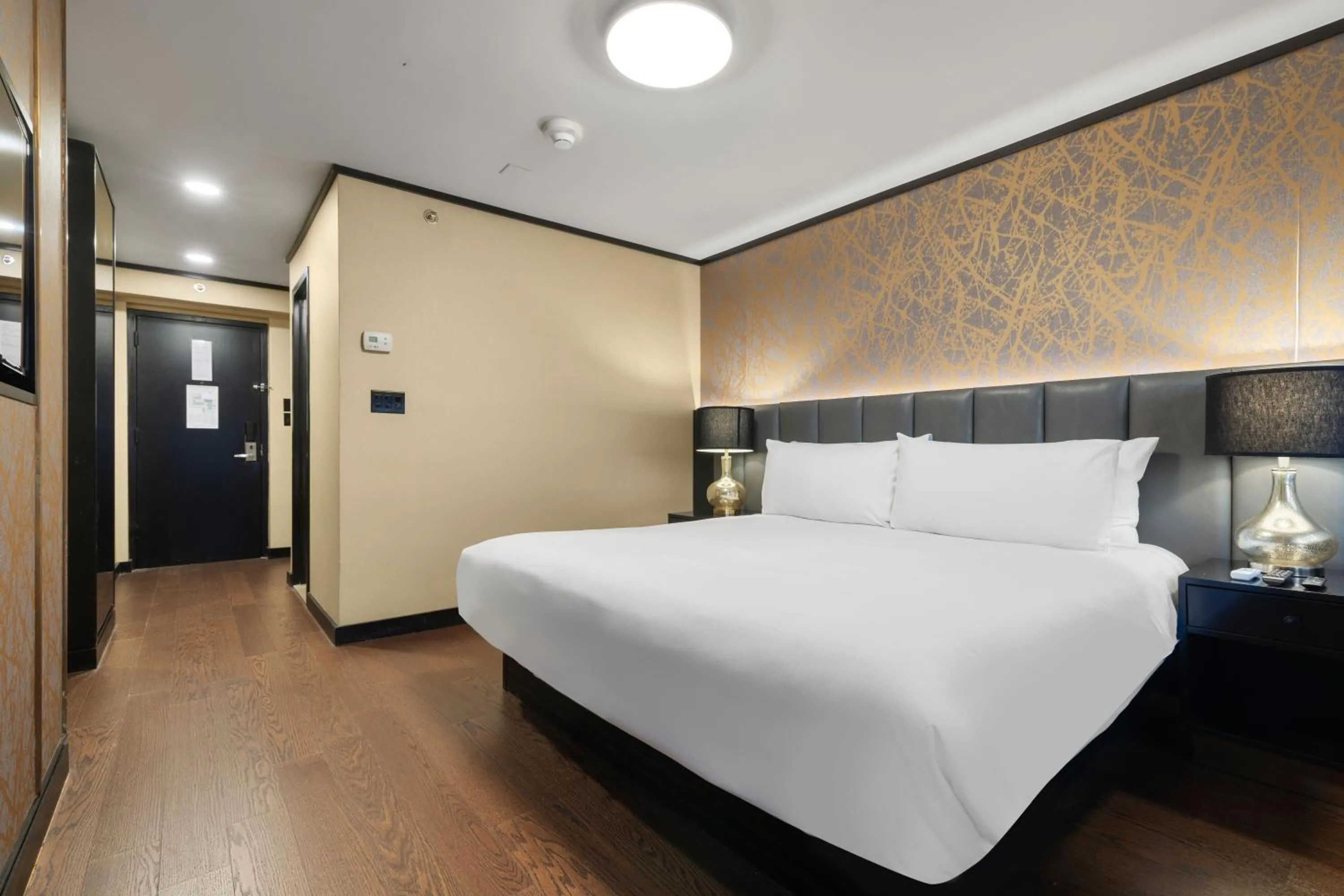 Bed in Hudson Yards Hotel