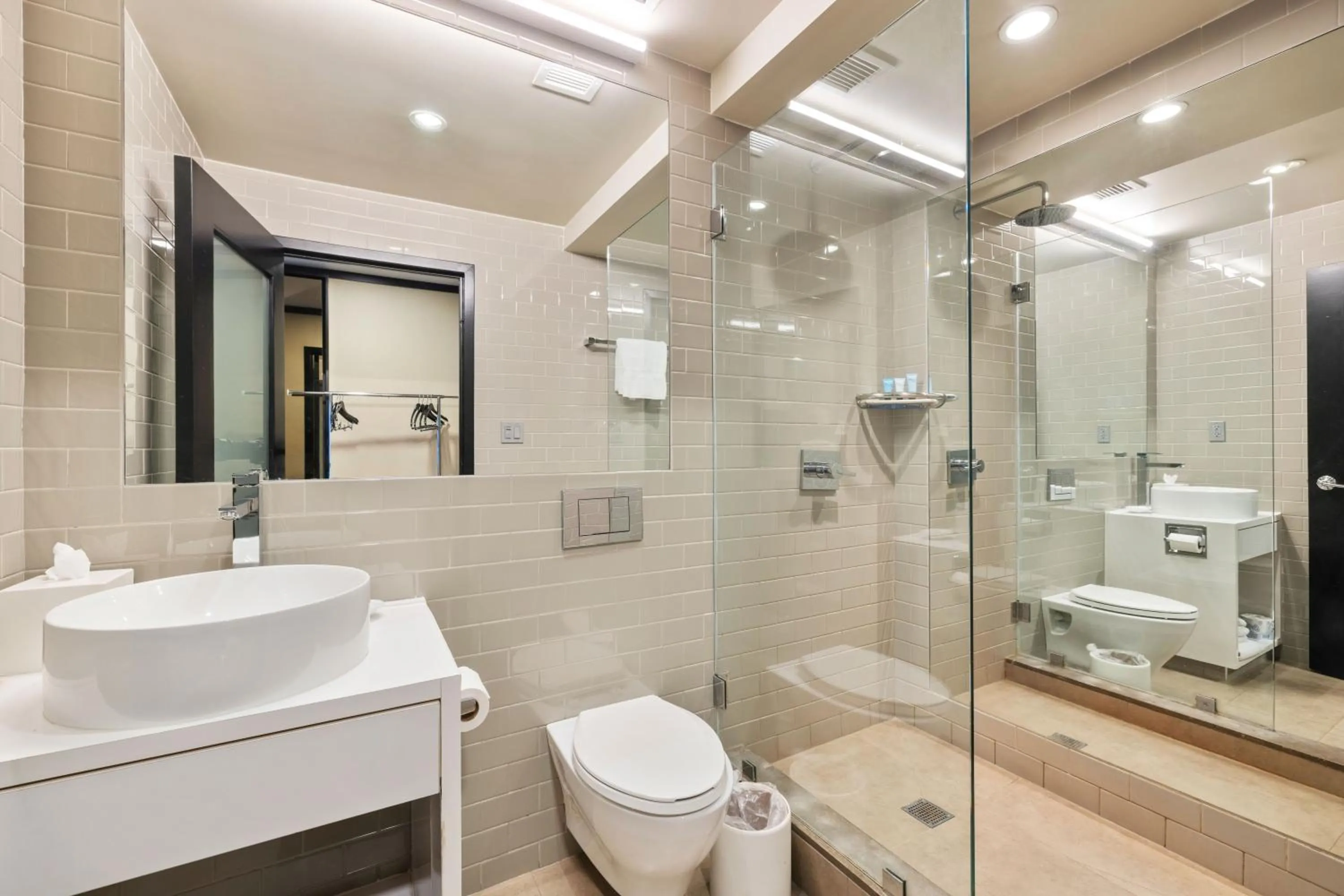 Shower in Hudson Yards Hotel