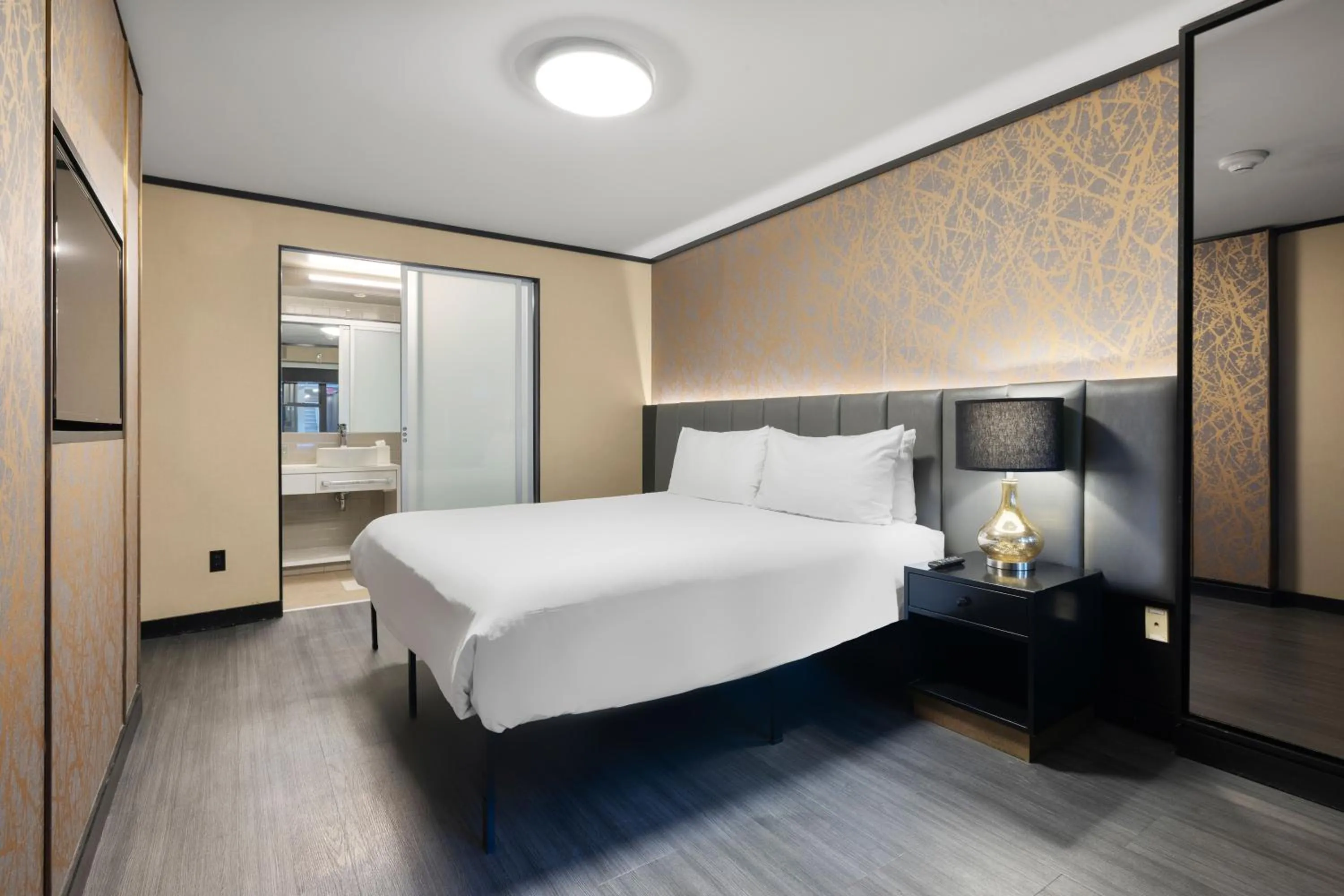 Bed in Hudson Yards Hotel