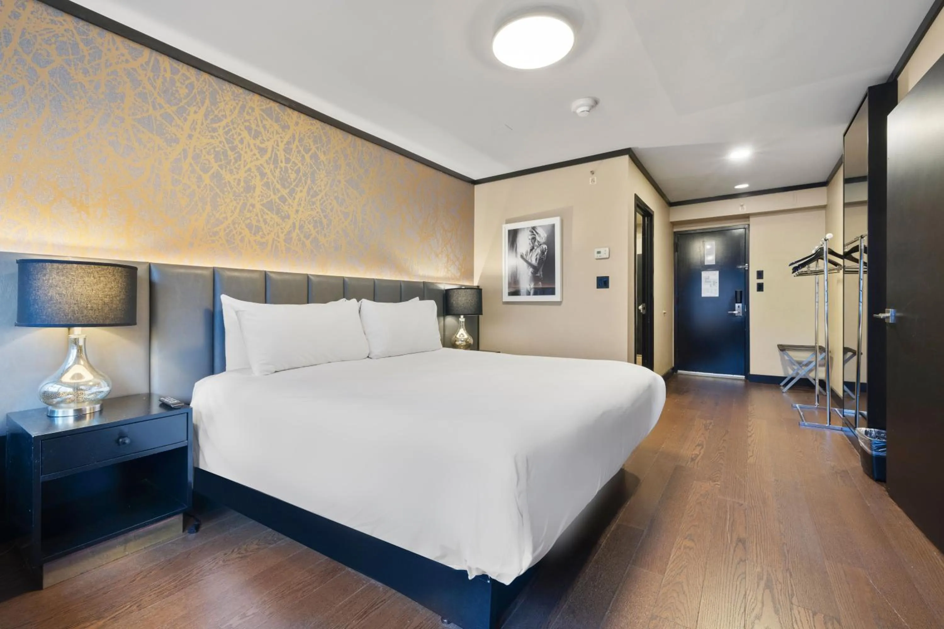 Bed in Hudson Yards Hotel