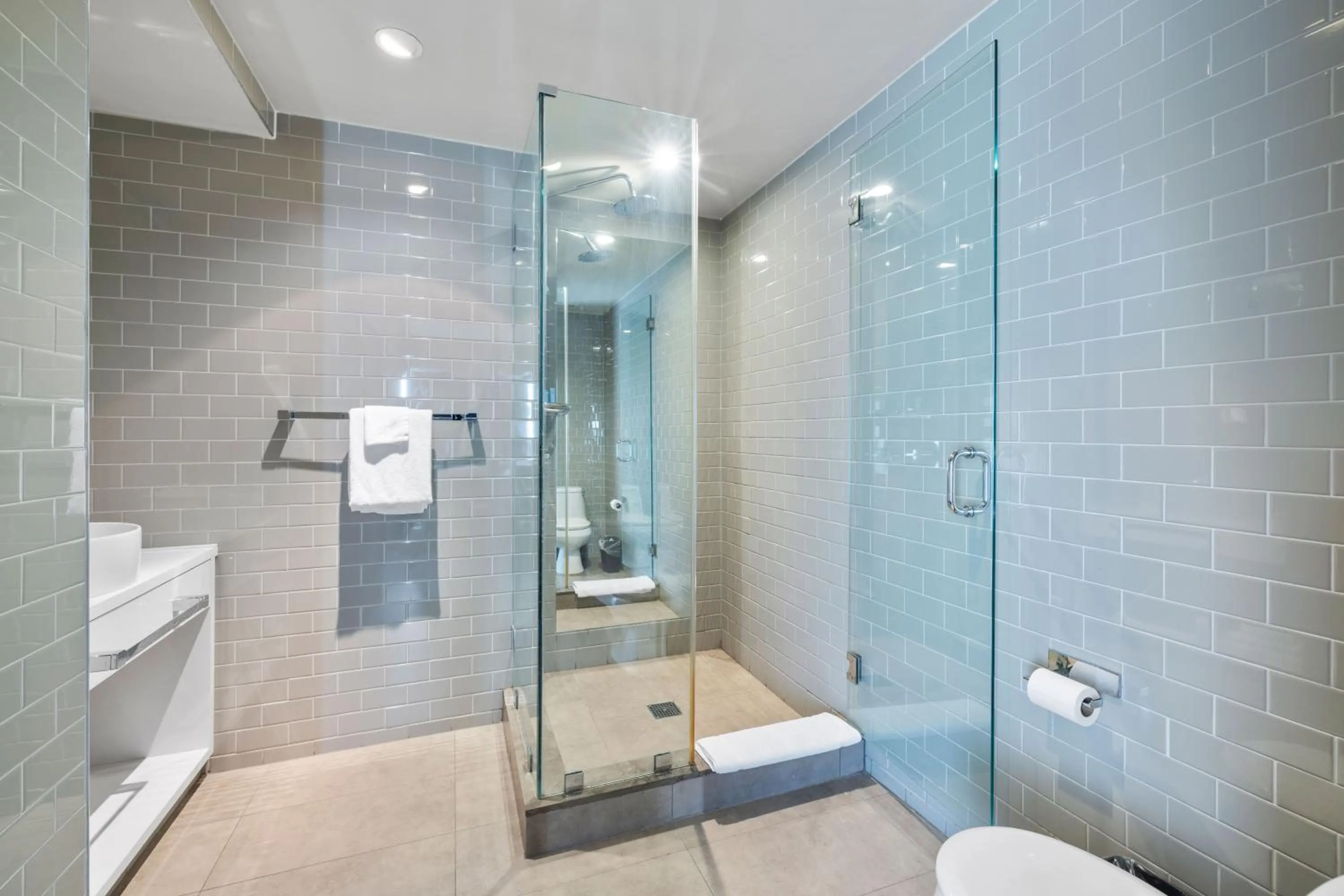 Shower in Hudson Yards Hotel