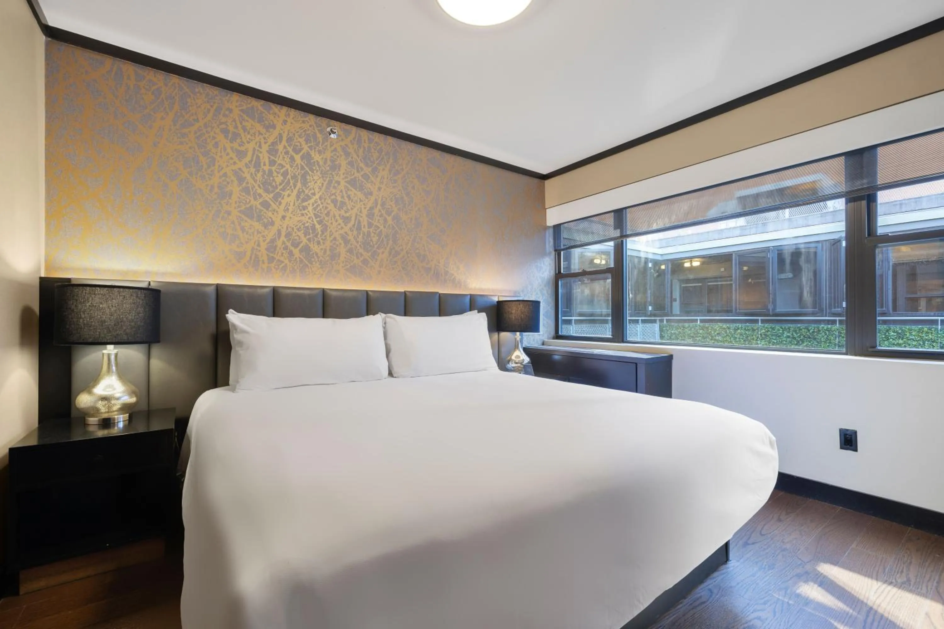 Bed in Hudson Yards Hotel