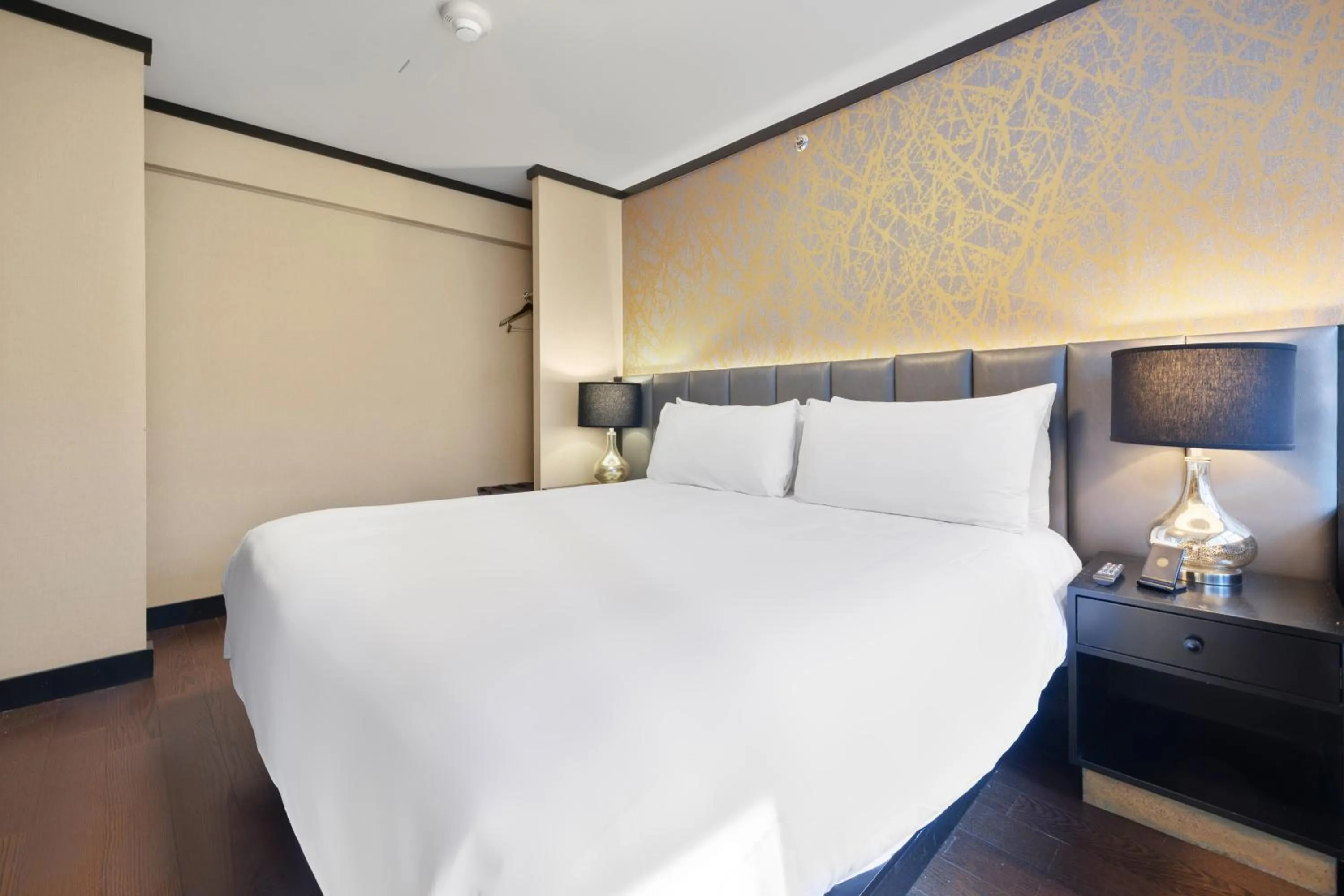 Bed in Hudson Yards Hotel