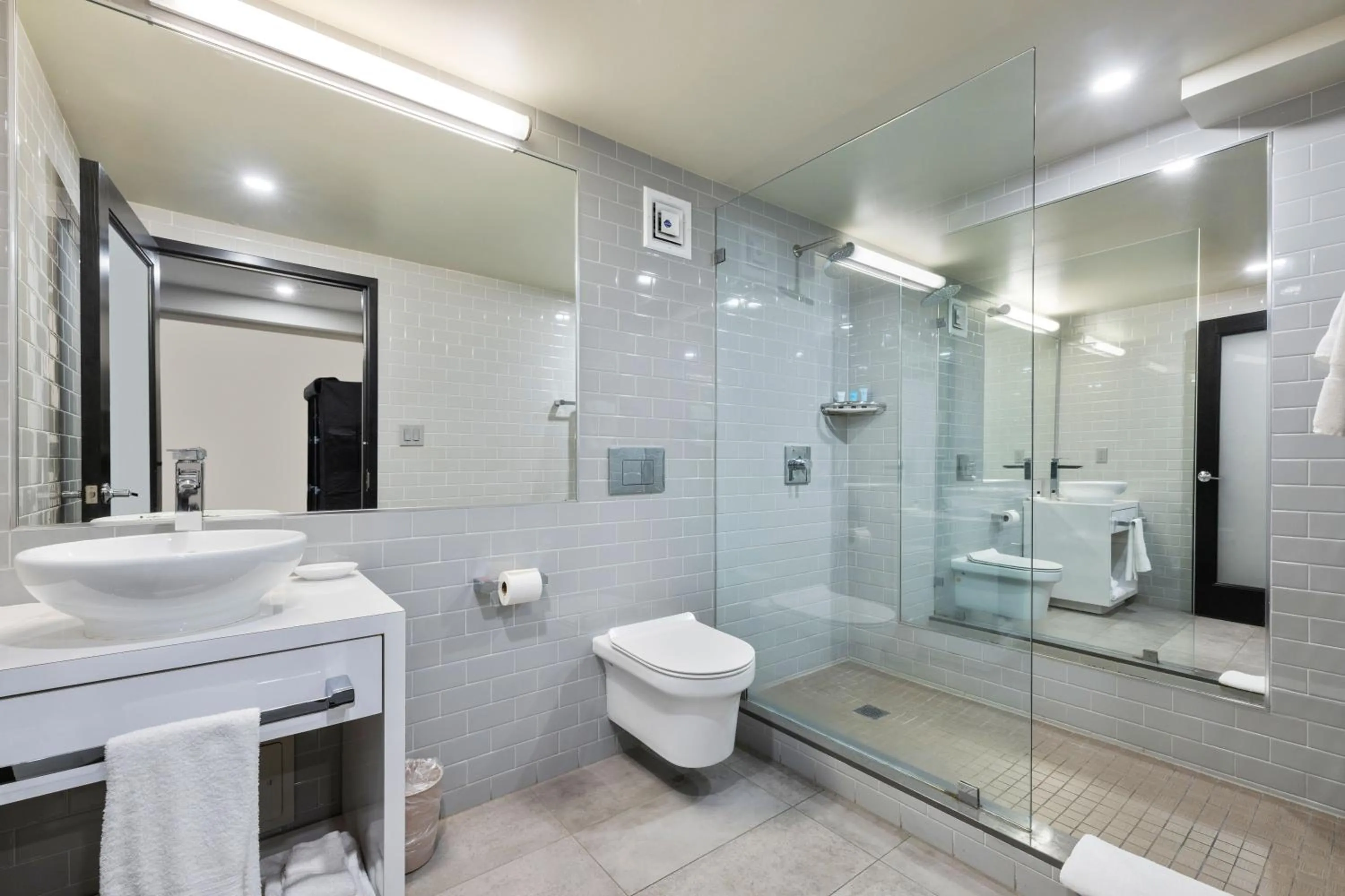 Shower in Hudson Yards Hotel