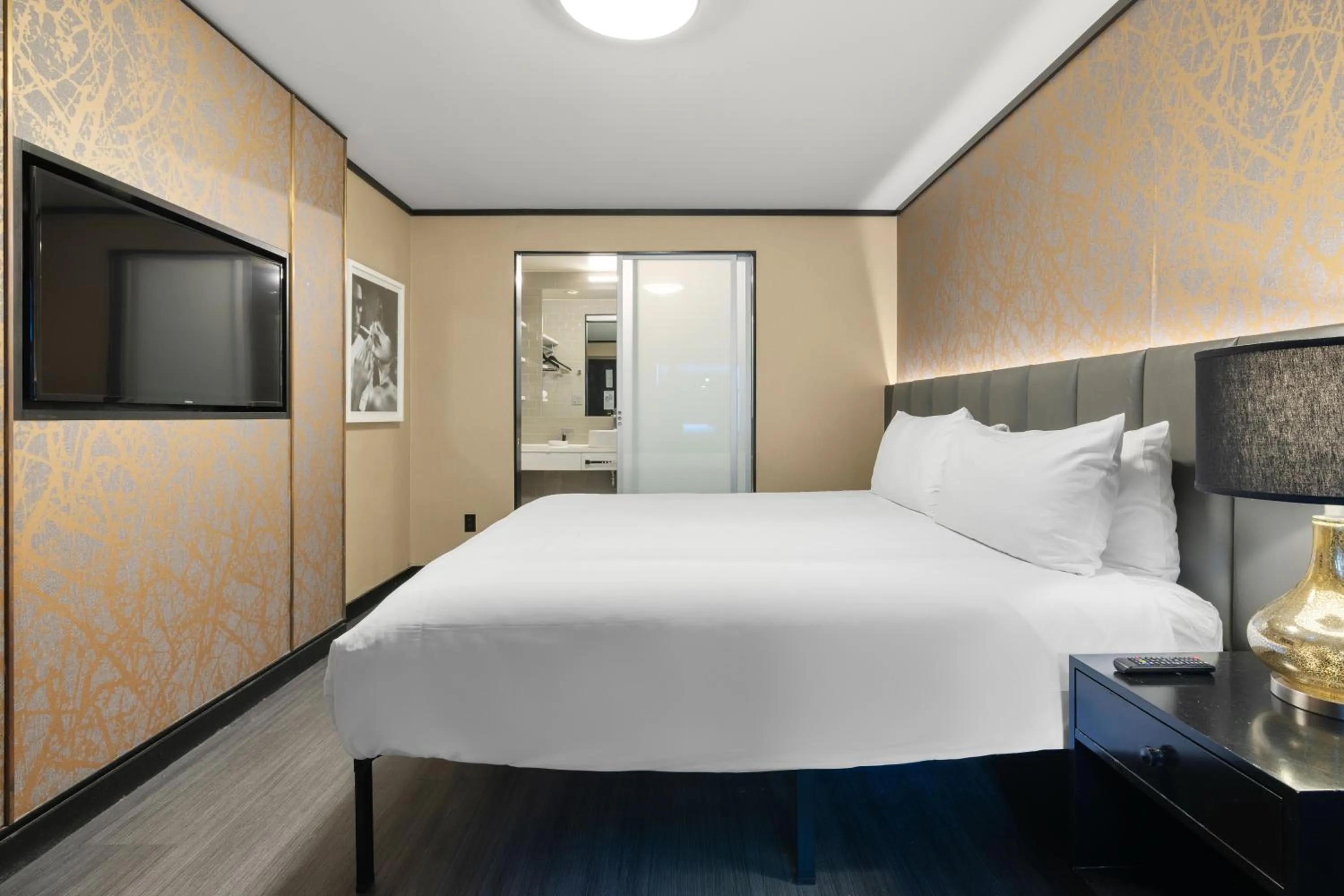 Bed in Hudson Yards Hotel