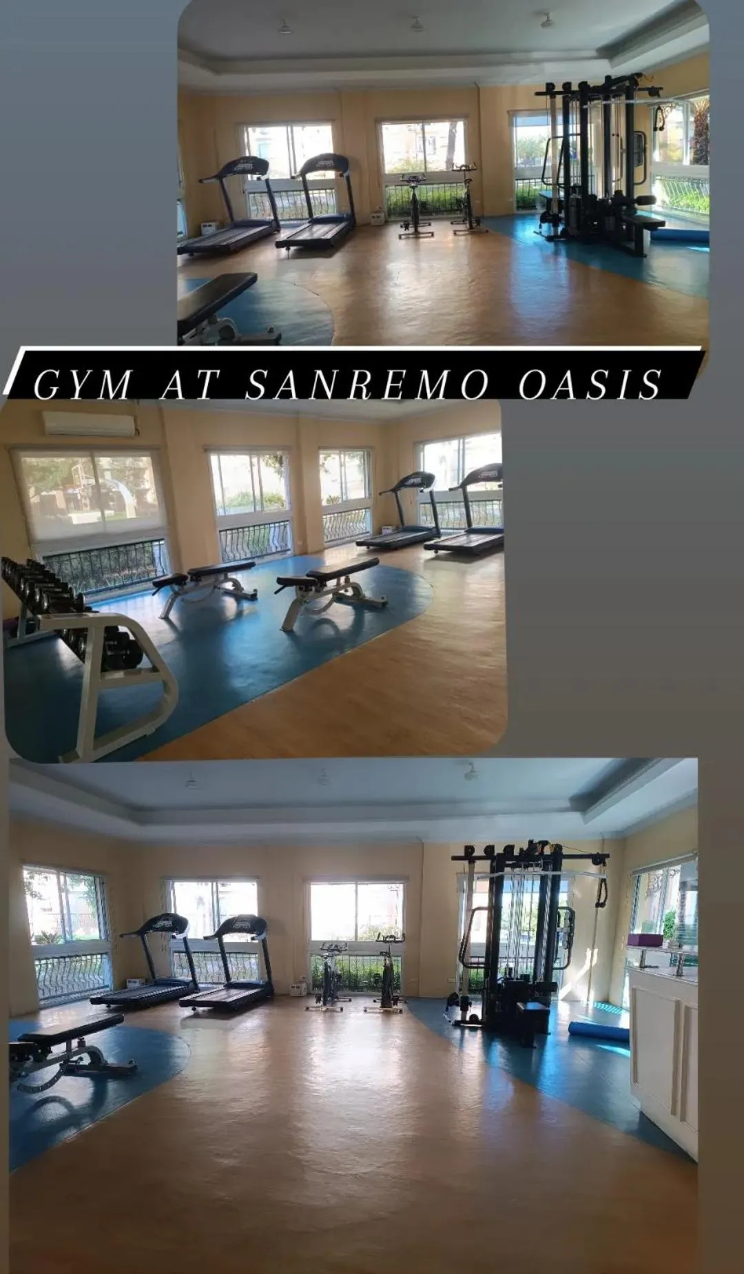 Text overlay in Sanremo Oasis