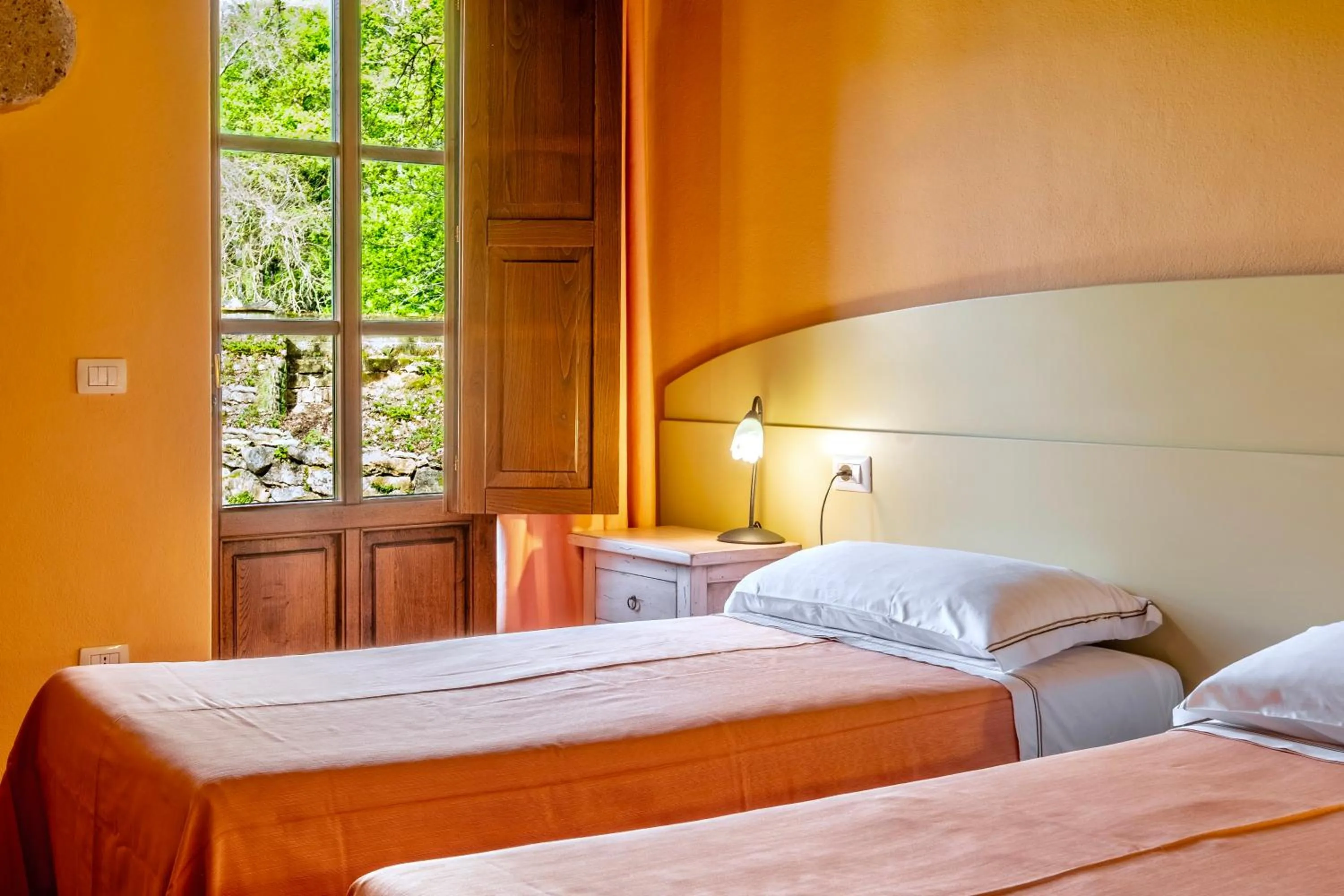 Bedroom, Bed in Residence with swimming-pool and thermal pools in Sorano