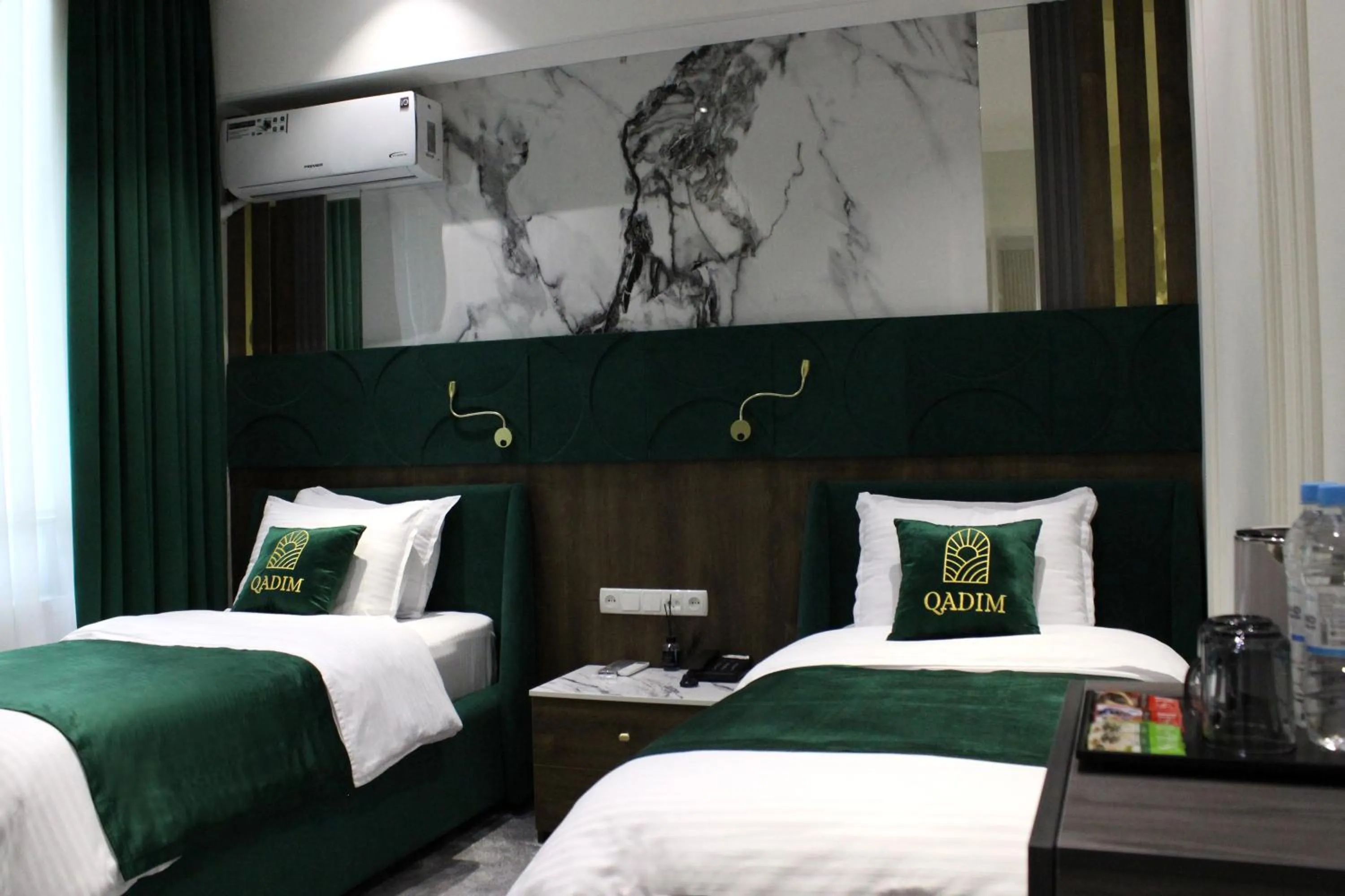 Bed in Qadim Hotel