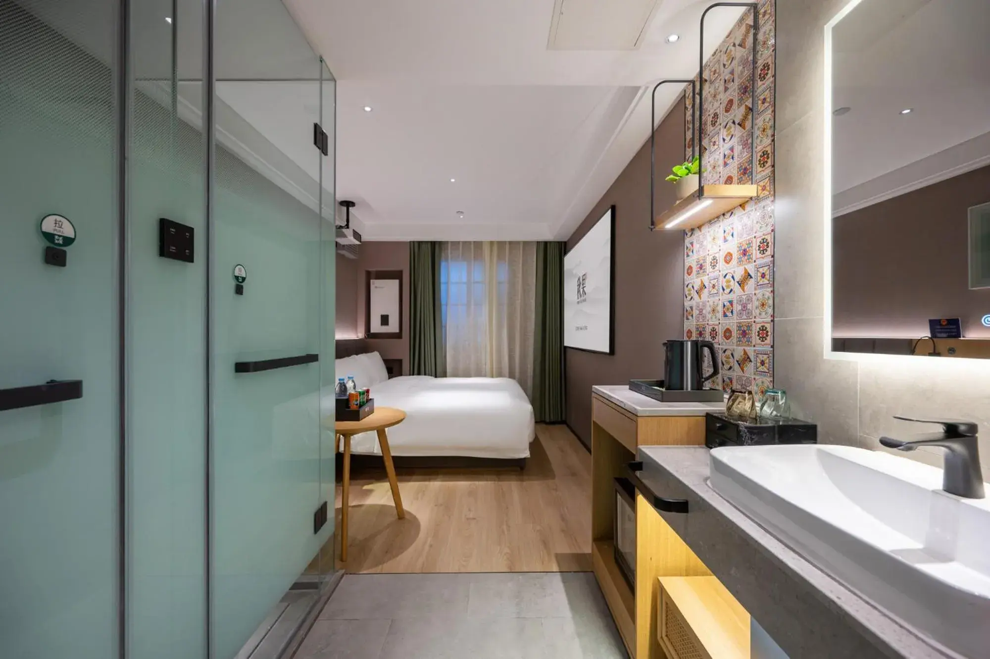 Photo of the whole room, Bed in True Go Hotel Beijing Jianguomen Pediatric Institute Photo of the whole room, Bed in True Go Hotel Beijing Jianguomen Pediatric Institute