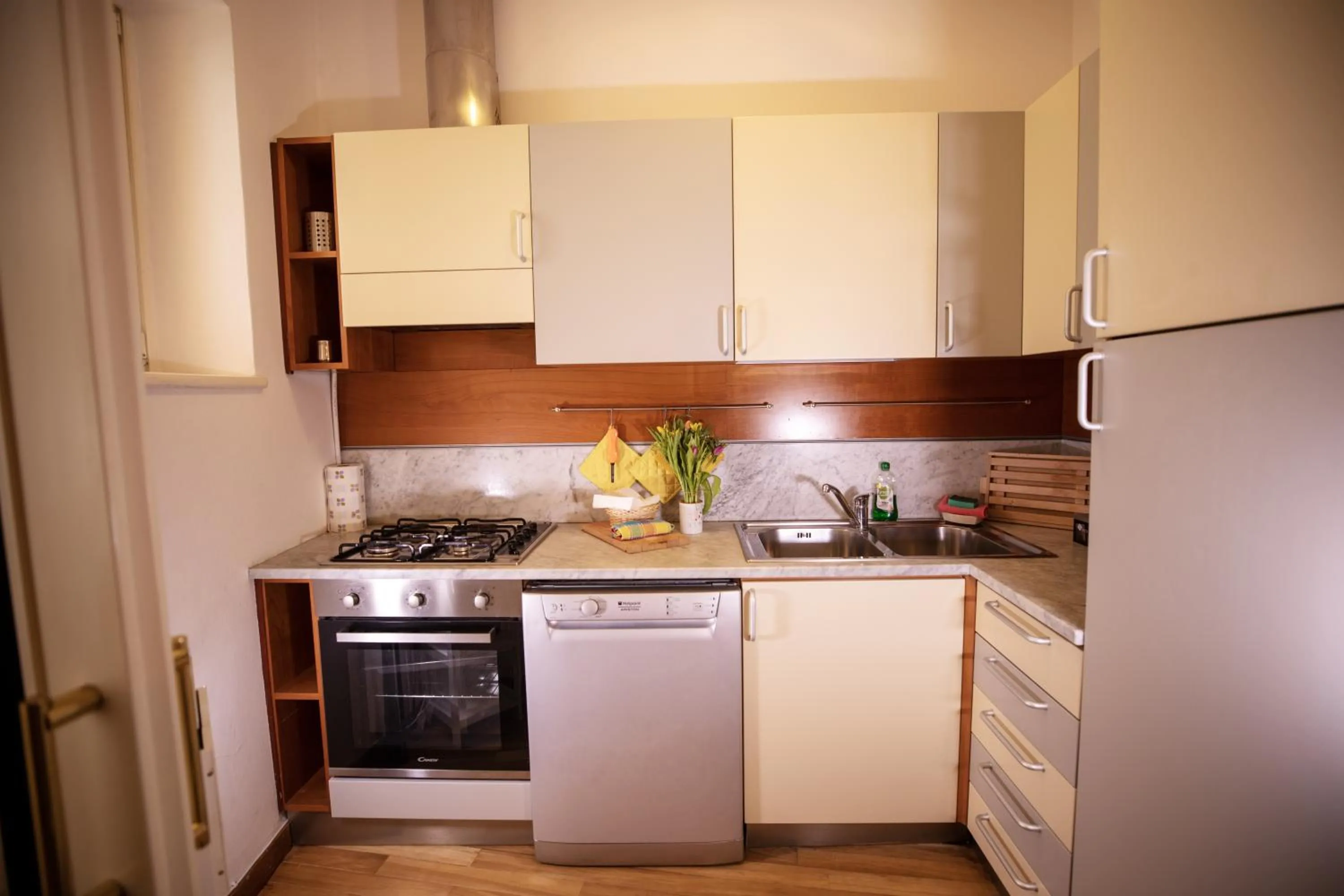 kitchen in Like Romeo Suites