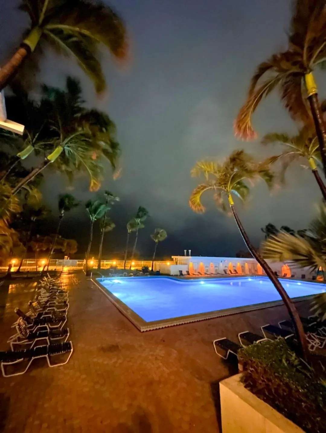 Night in Oceanfront Studio Miami Beach