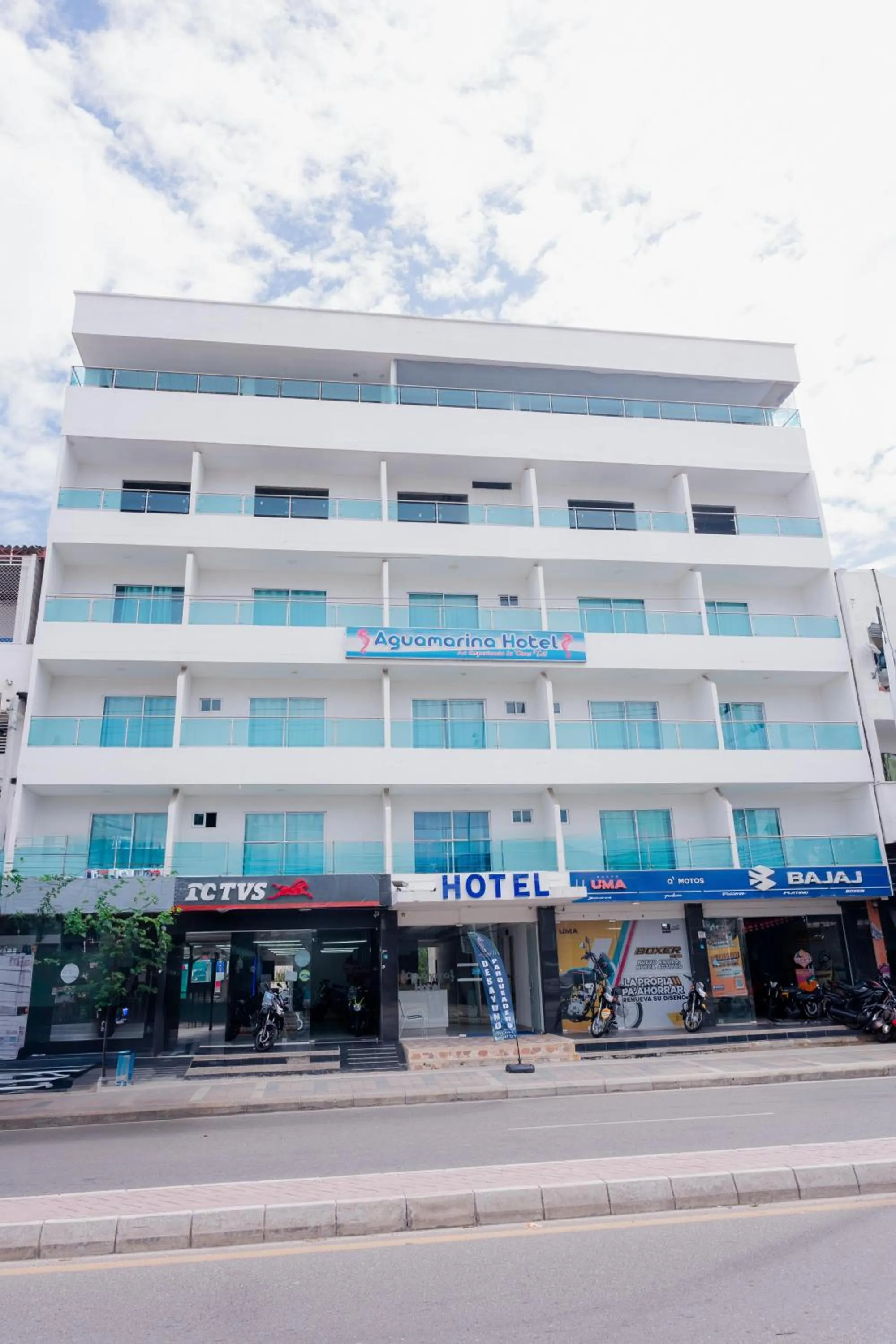 Property building in Hotel Aguamarina