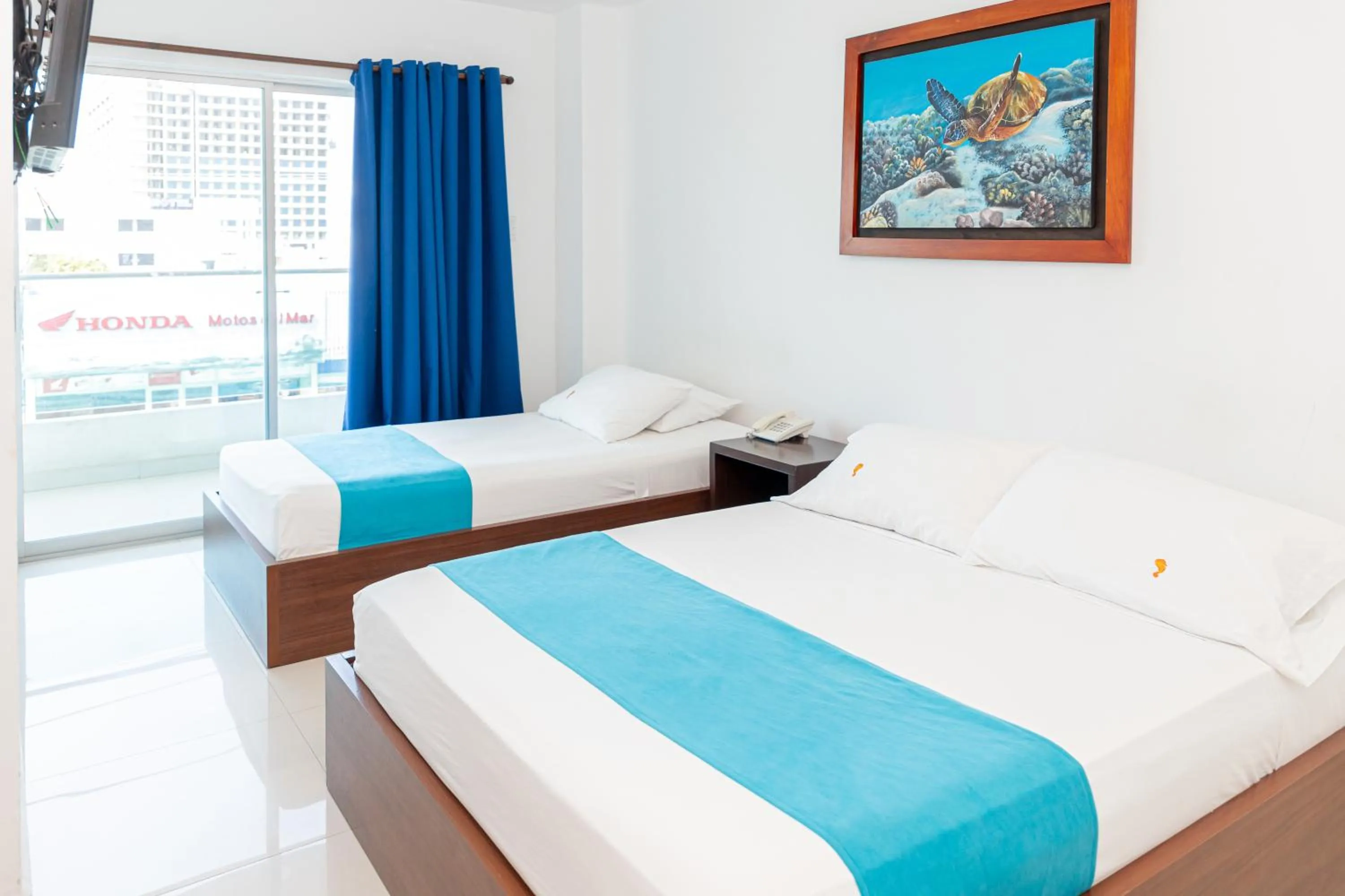 Photo of the whole room, Bed in Hotel Aguamarina