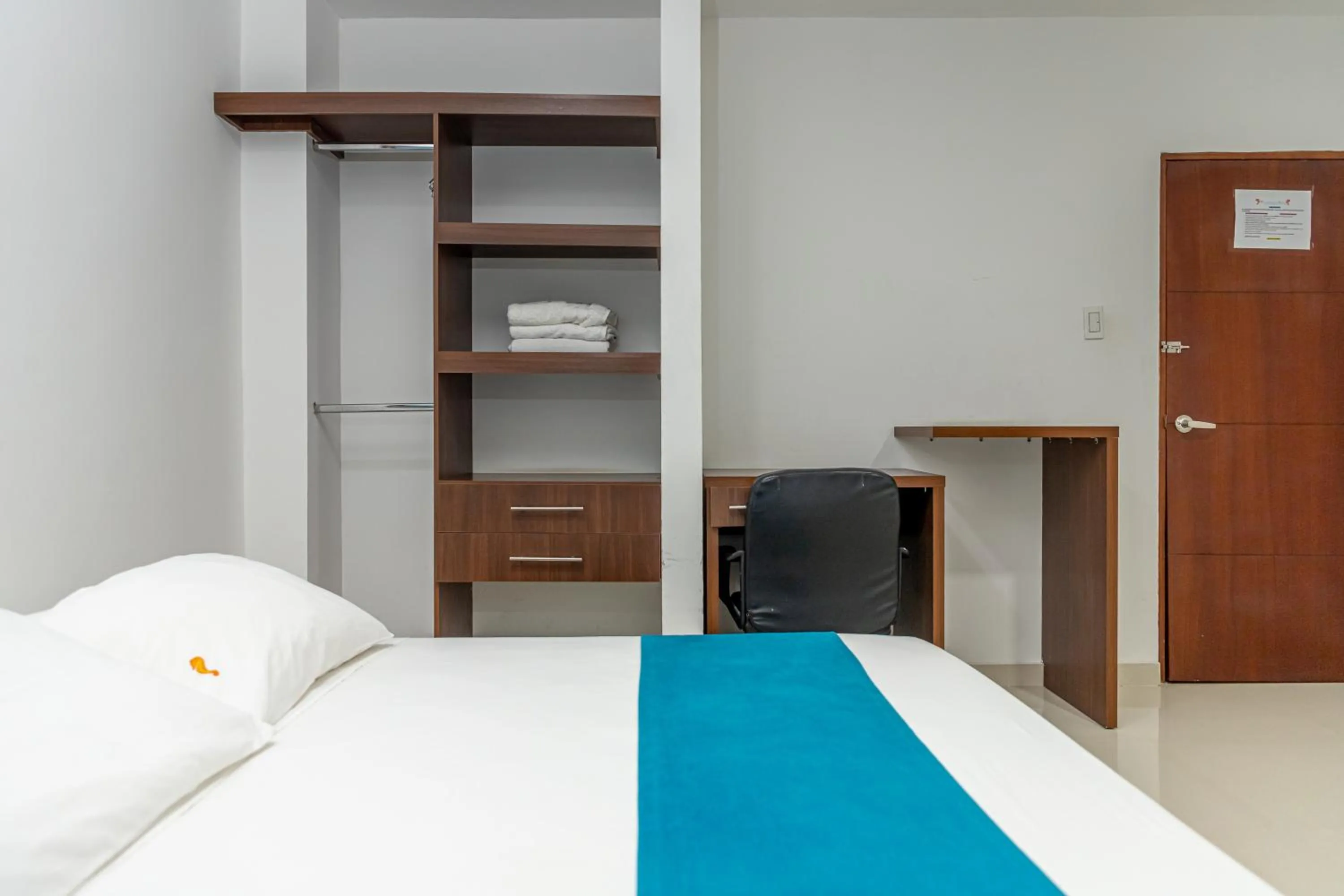 Bed in Hotel Aguamarina