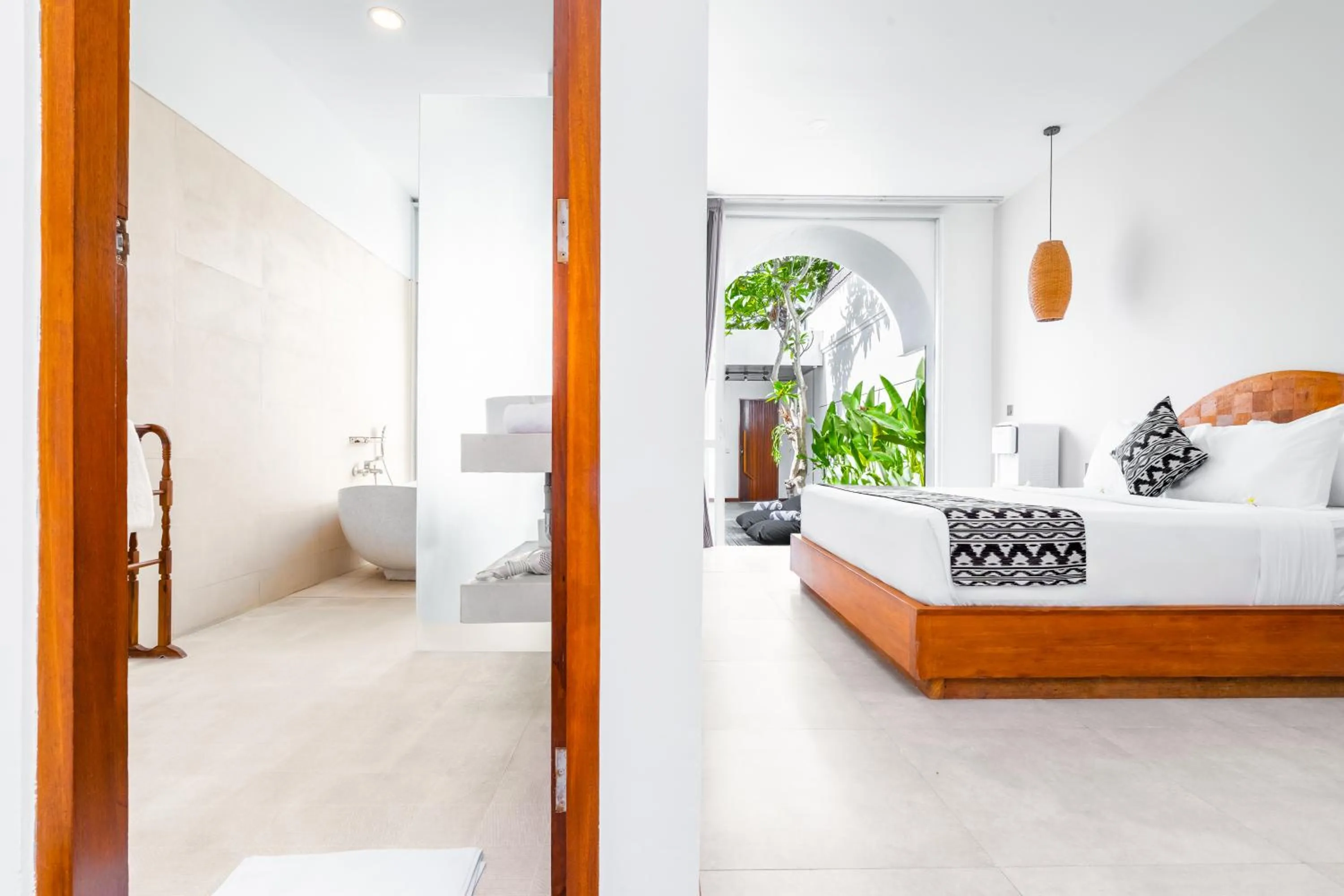 Bathroom, Bed in Villa Felicia Canggu By Moria
