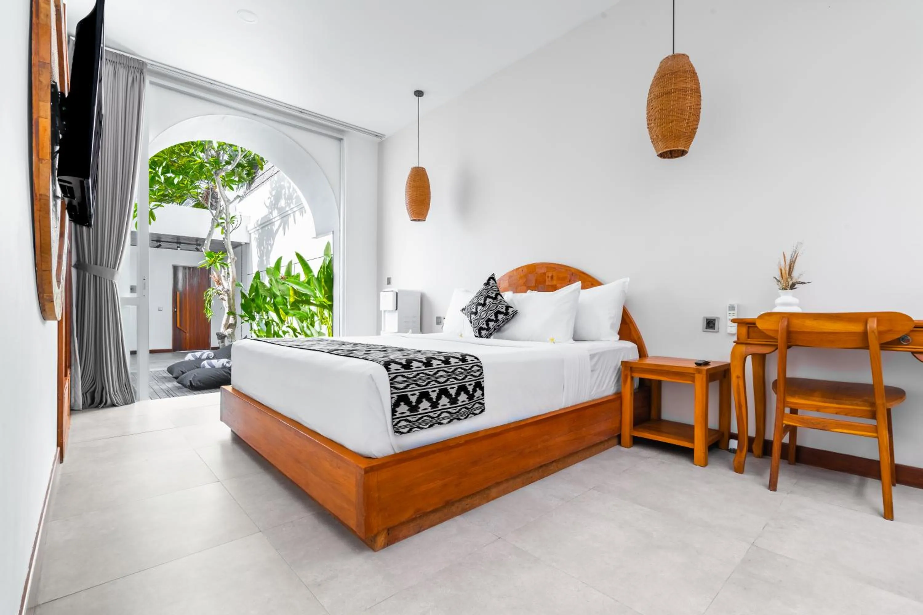 Bedroom, Bed in Villa Felicia Canggu By Moria