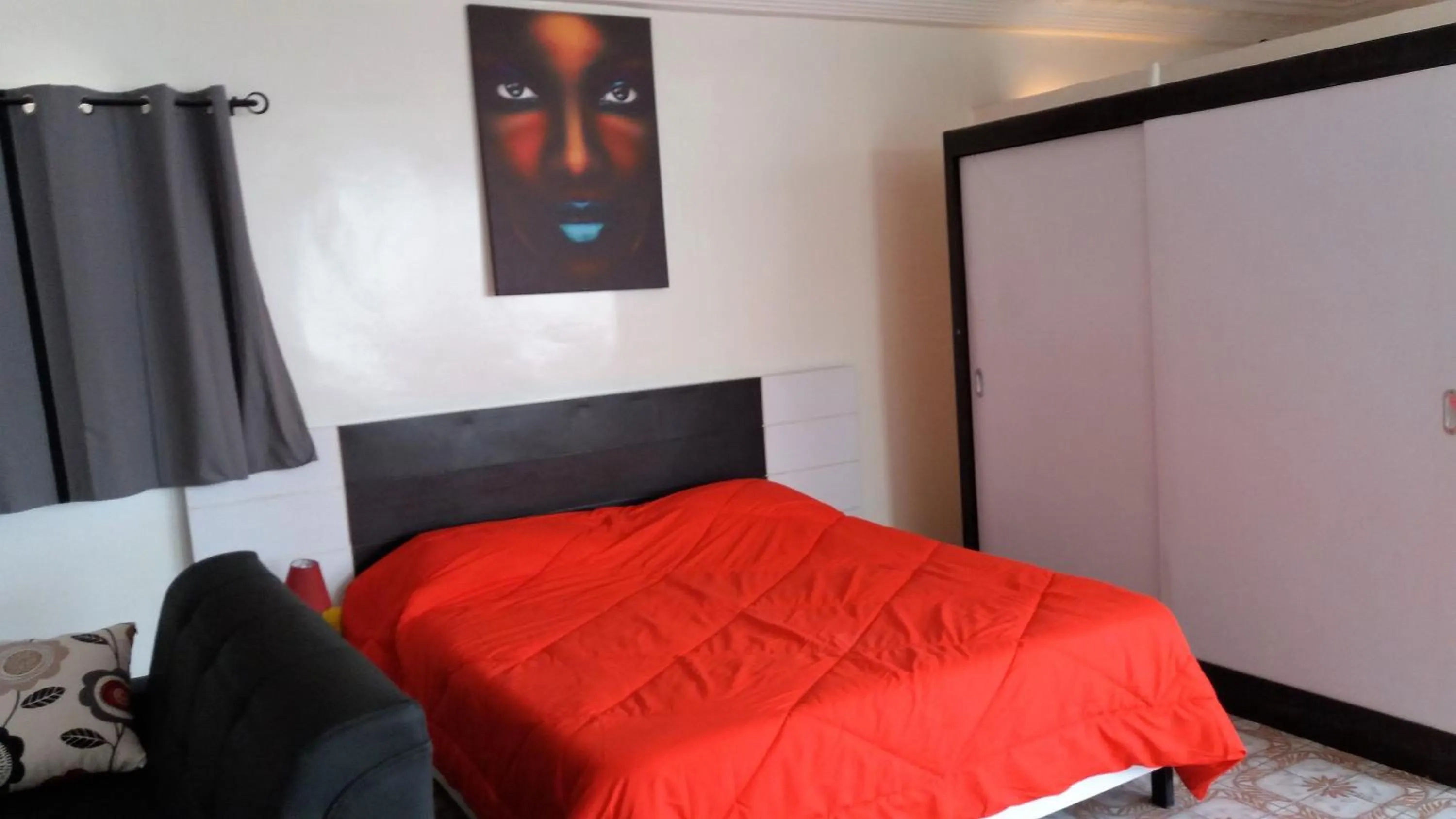 Bed in Maison d'hôtes Opanoramic