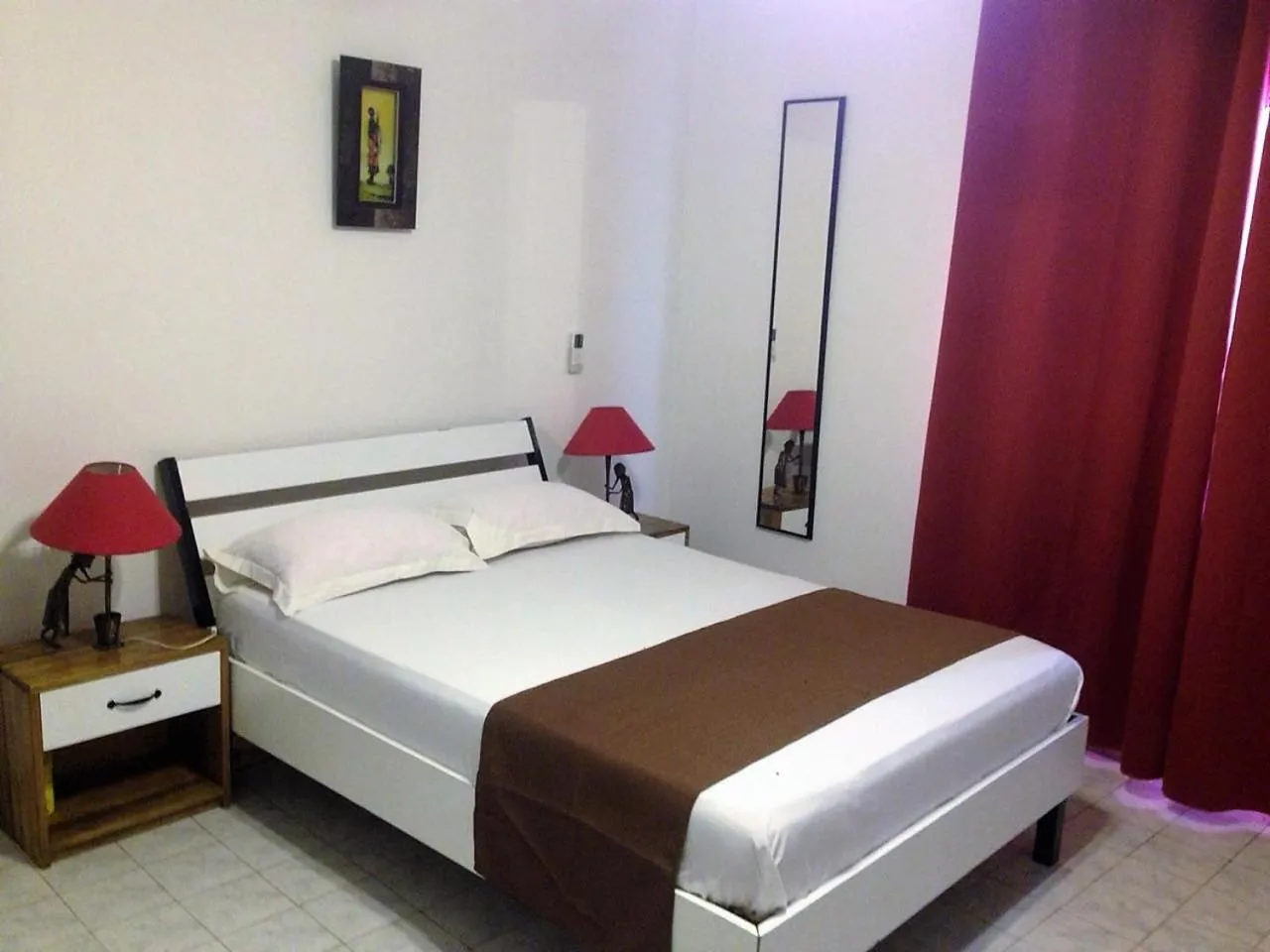 Bed in Maison d'hôtes Opanoramic