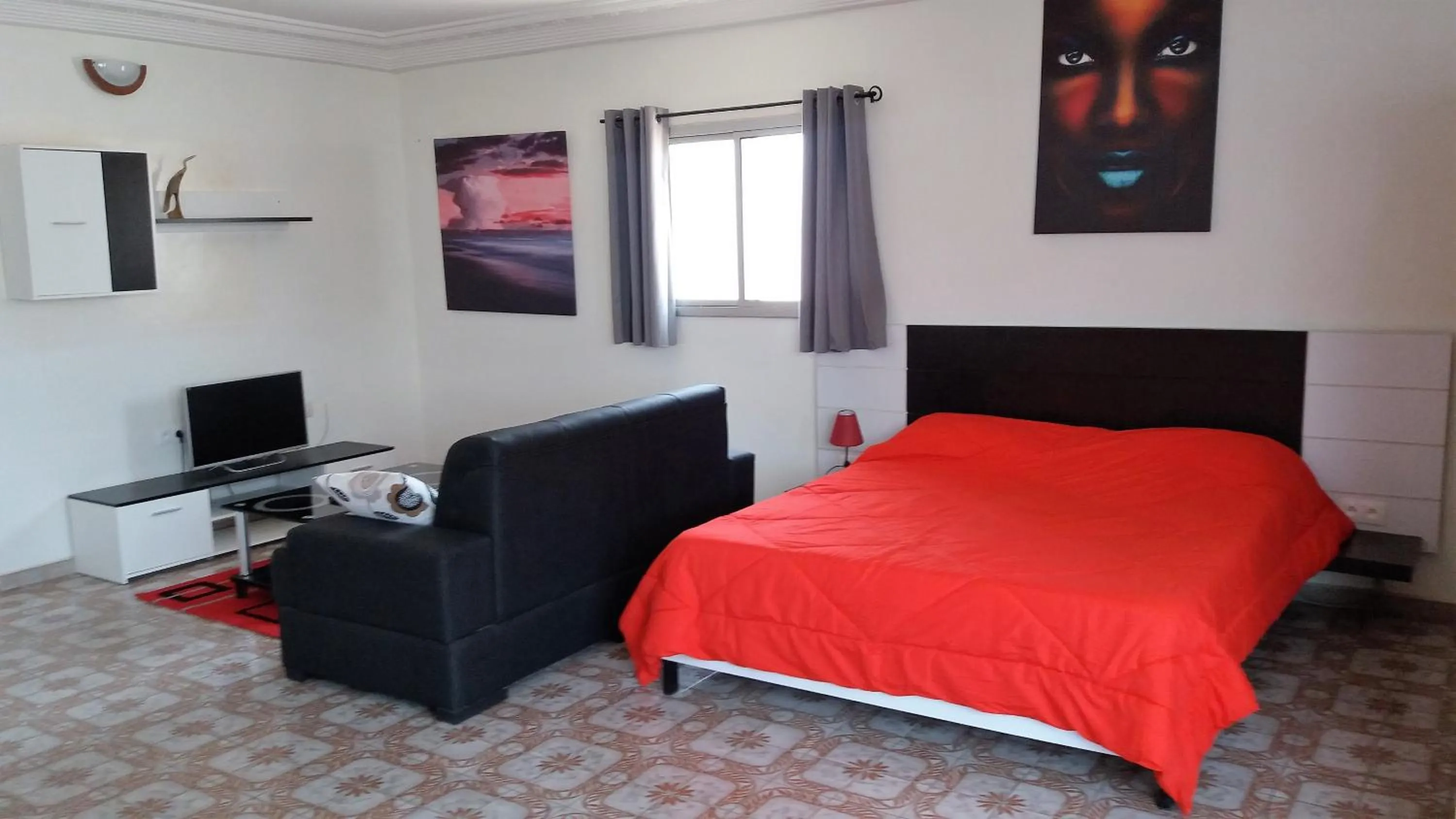 Bed in Maison d'hôtes Opanoramic