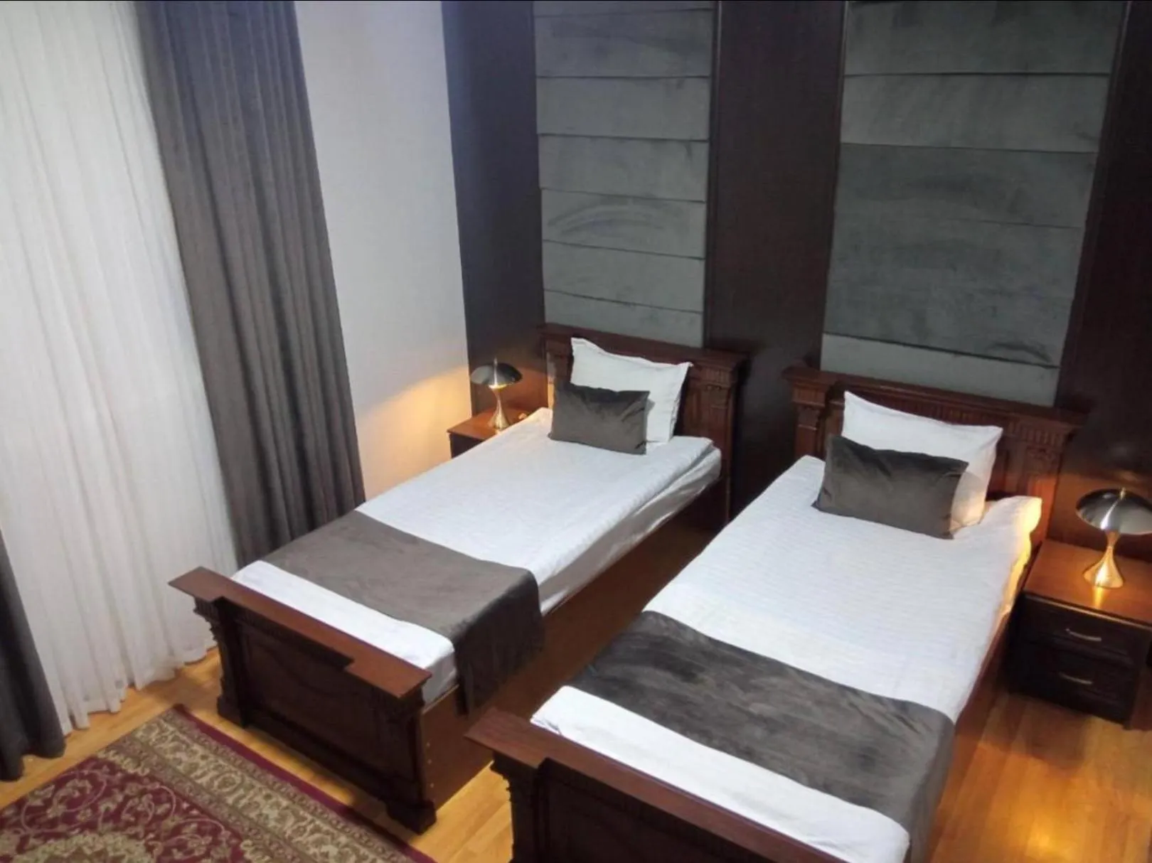 Bed in Marvarid Hotel