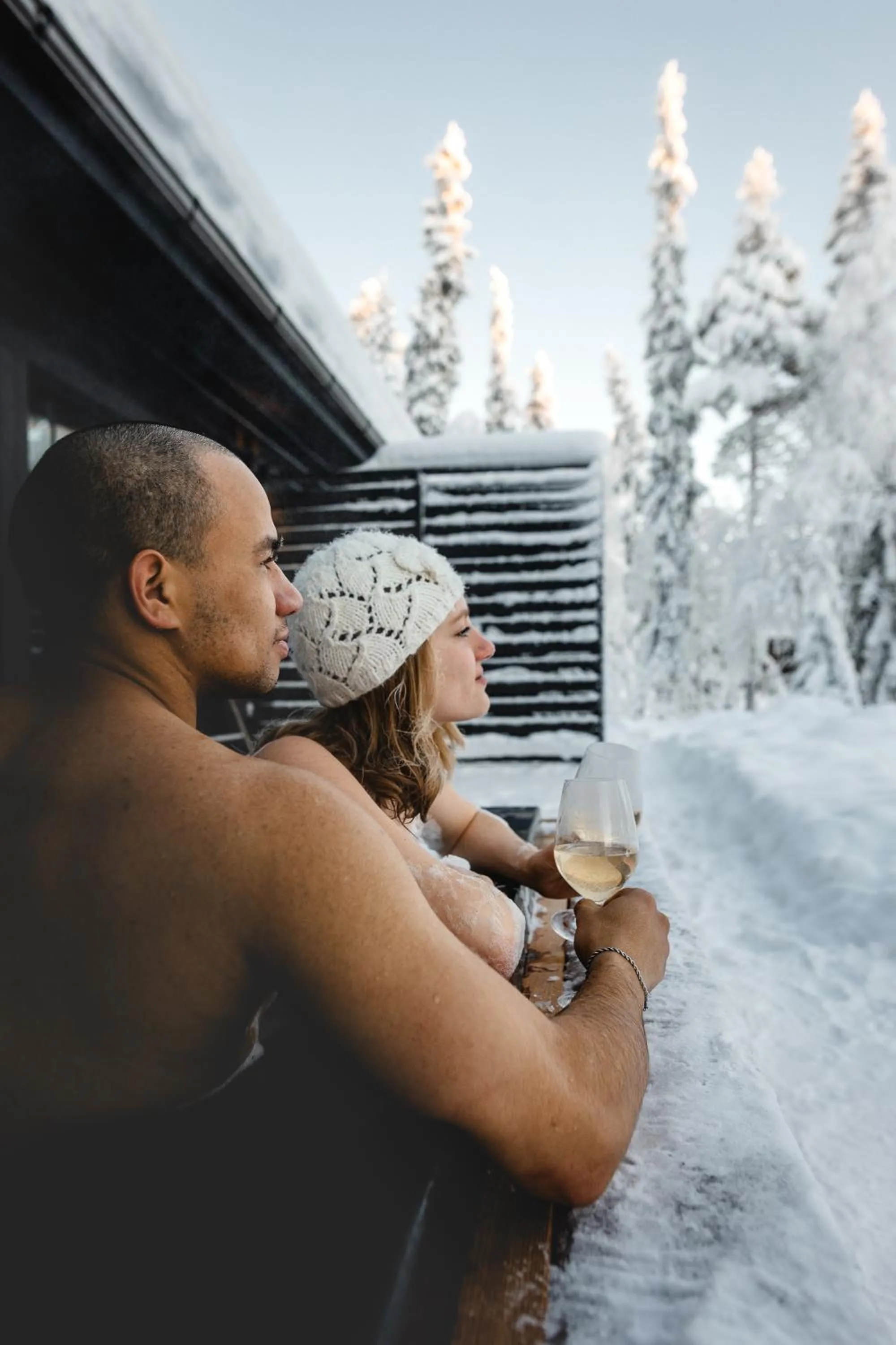 Hot Tub in Vaattunki Wilderness Resort