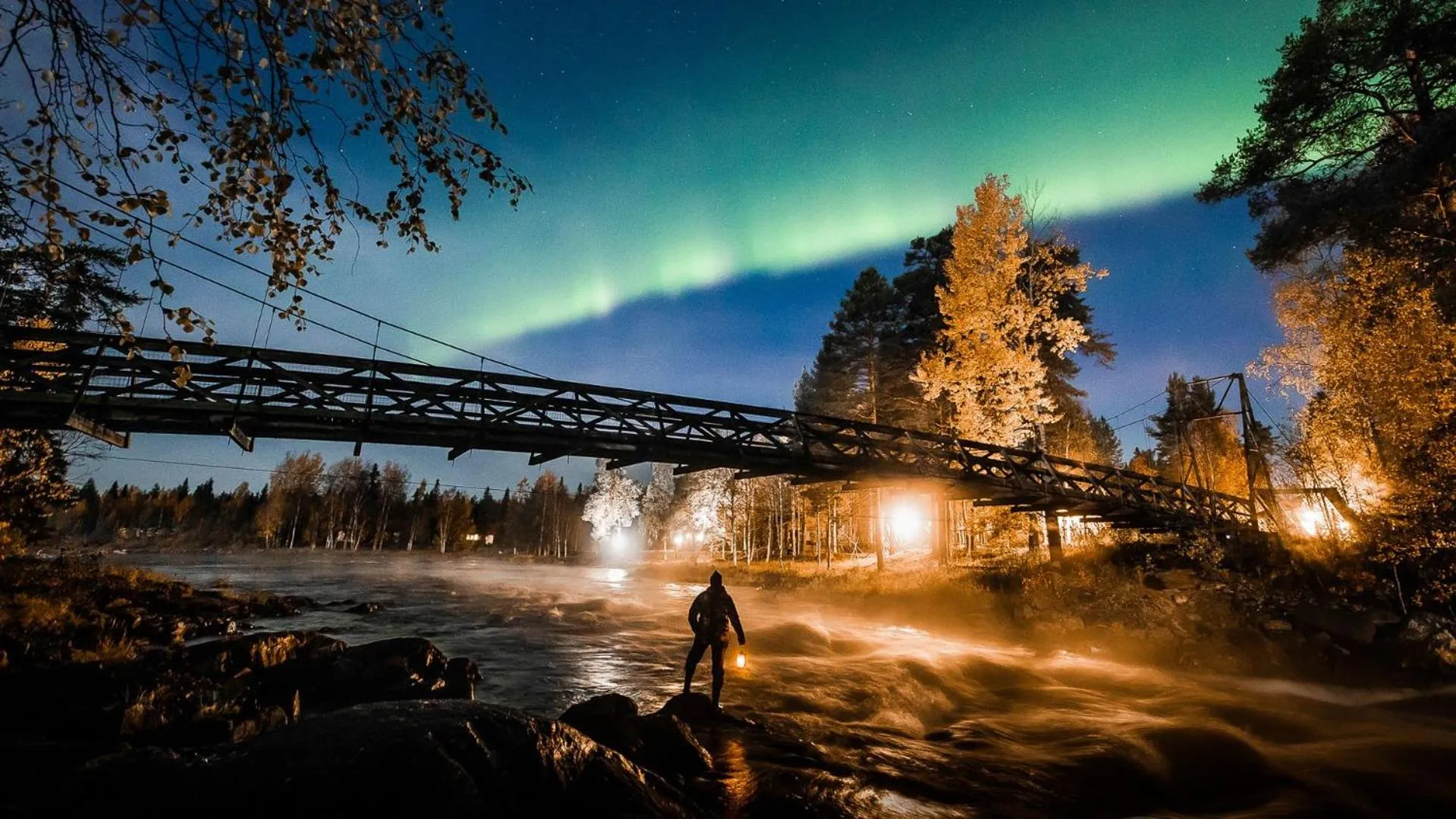 River view in Vaattunki Wilderness Resort