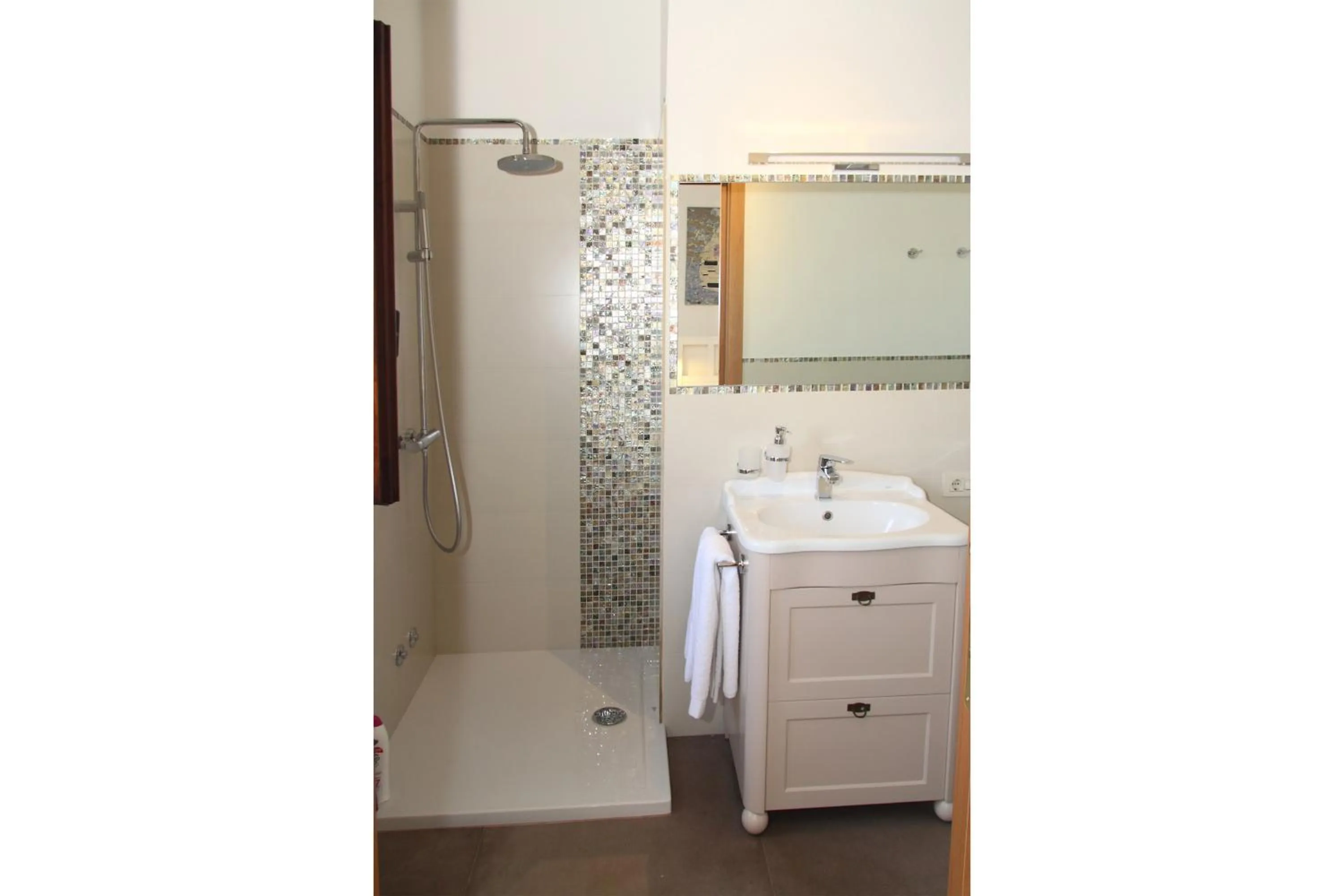 Shower in B&B Villa Maria Pia