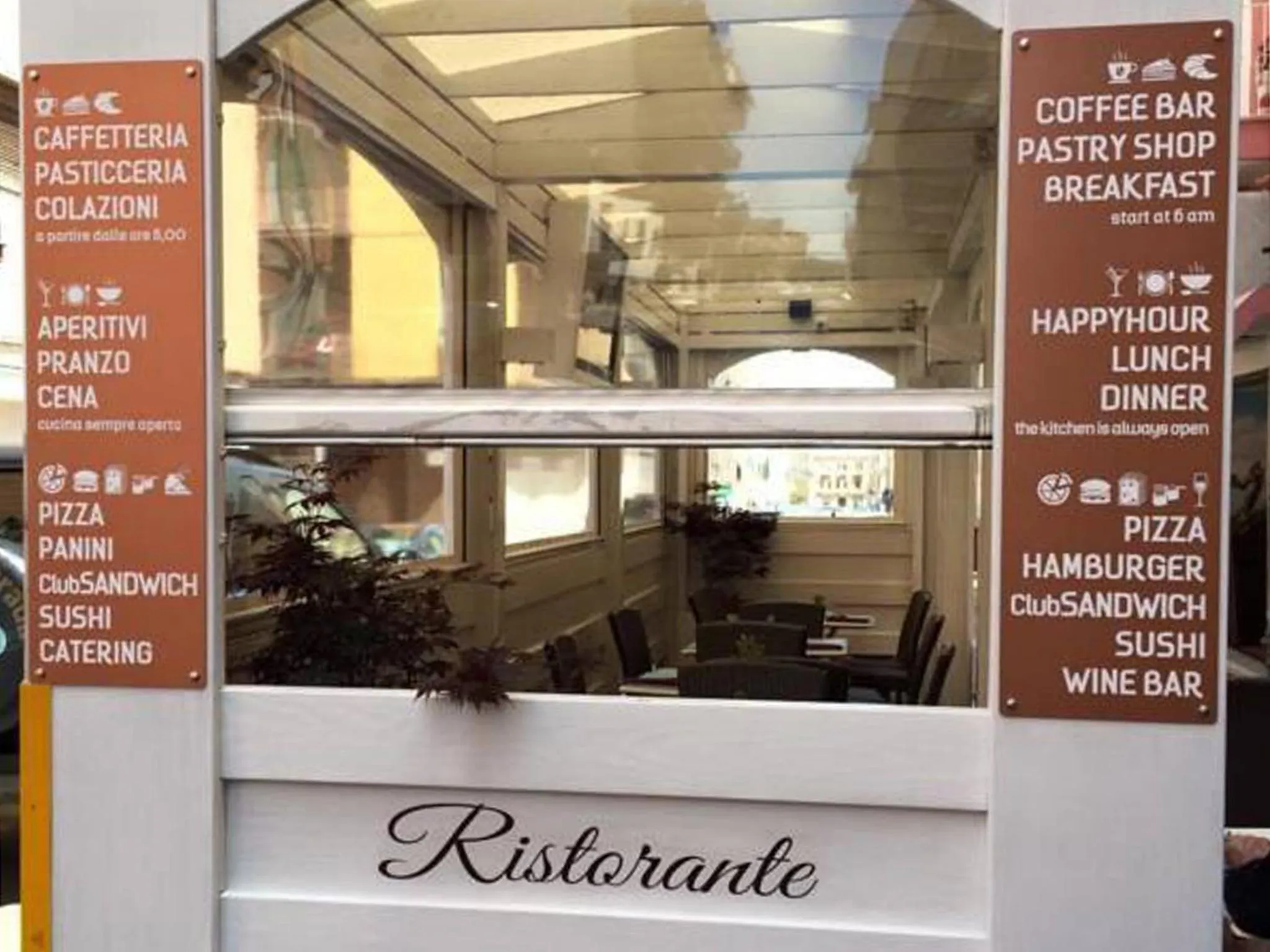 Restaurant/places to eat in B&B Villa Maria Pia