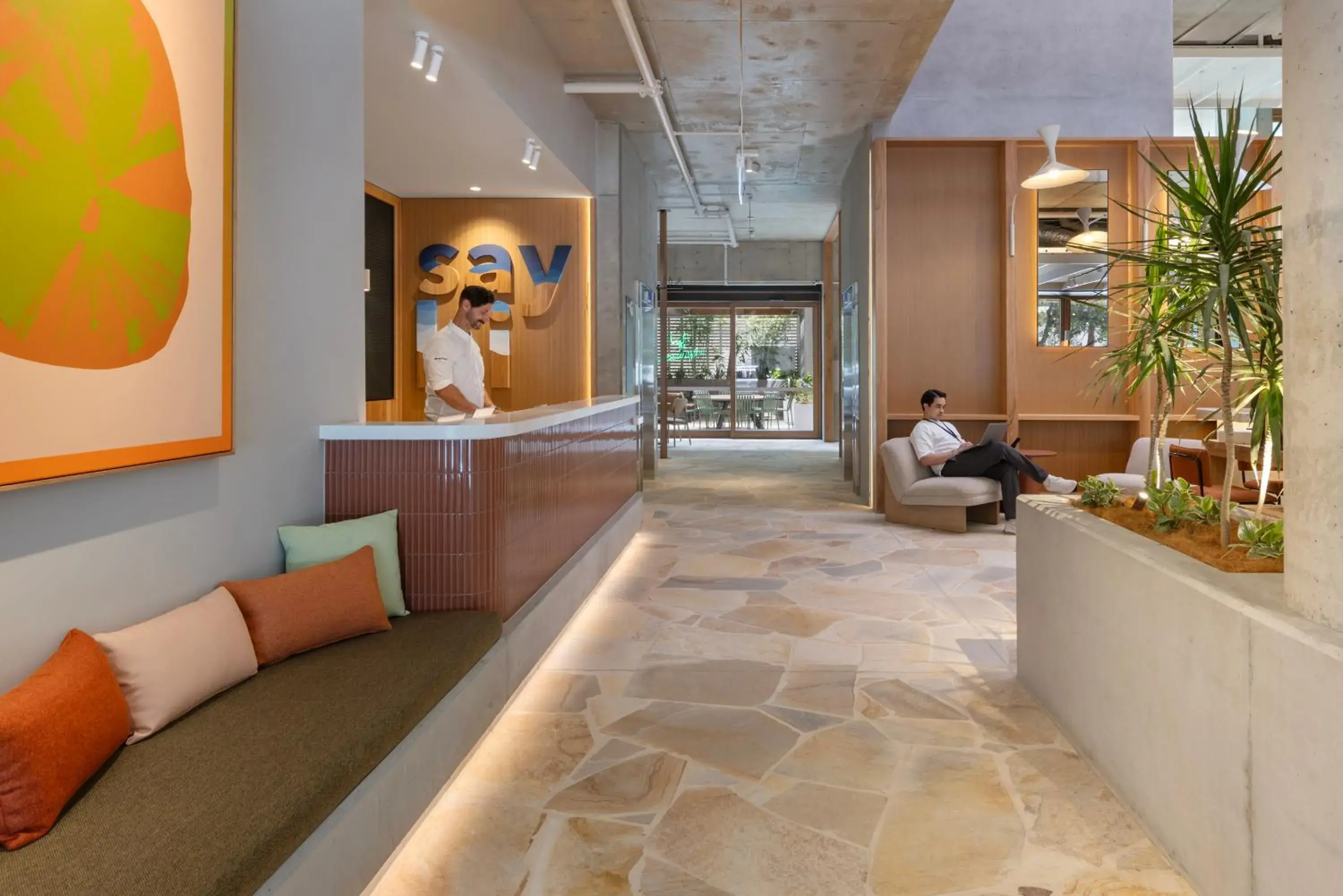 Lobby or reception in lyf Bondi Junction Sydney Lobby or reception in lyf Bondi Junction Sydney