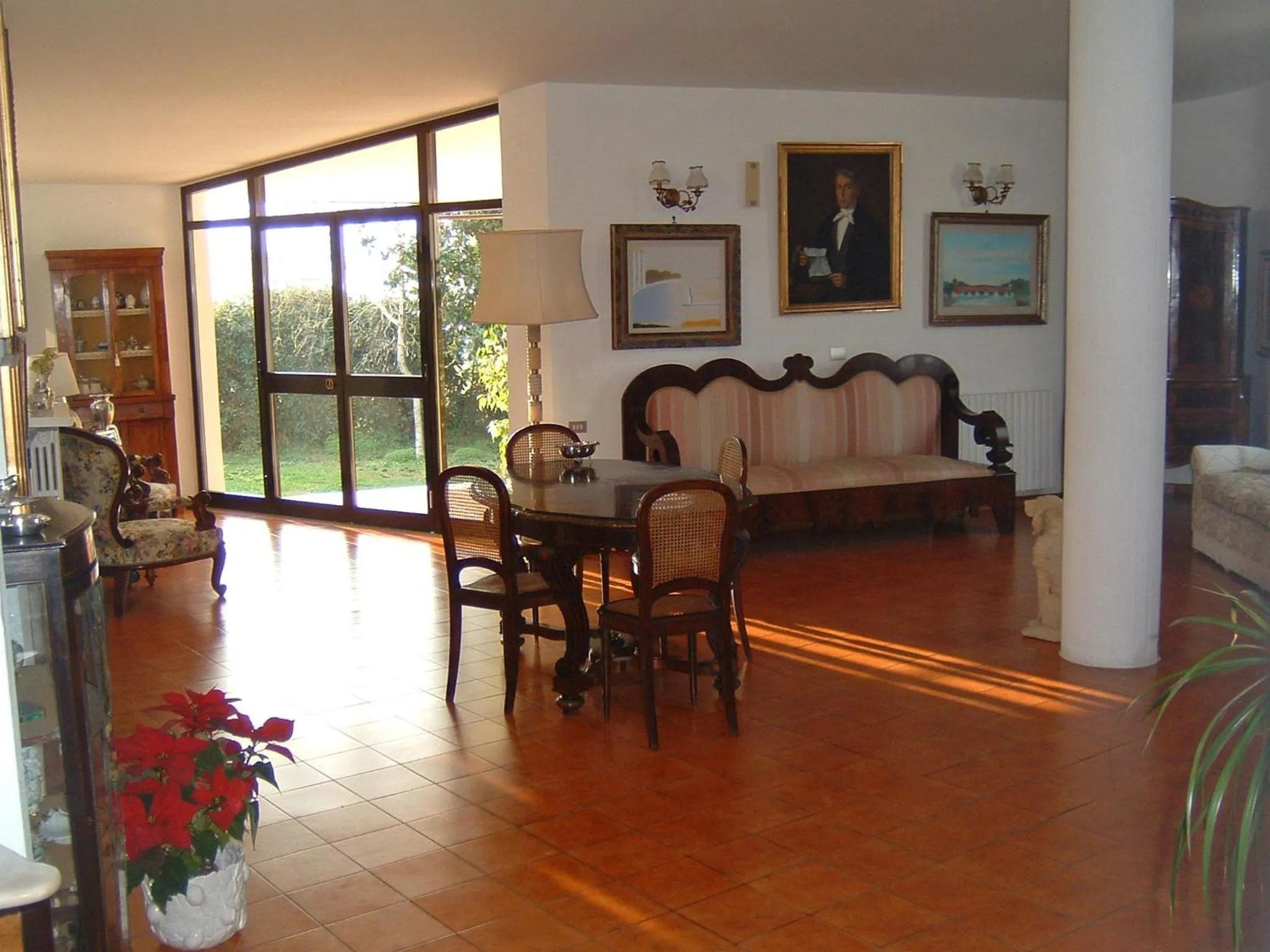 Seating area in B&B Villa Napoli