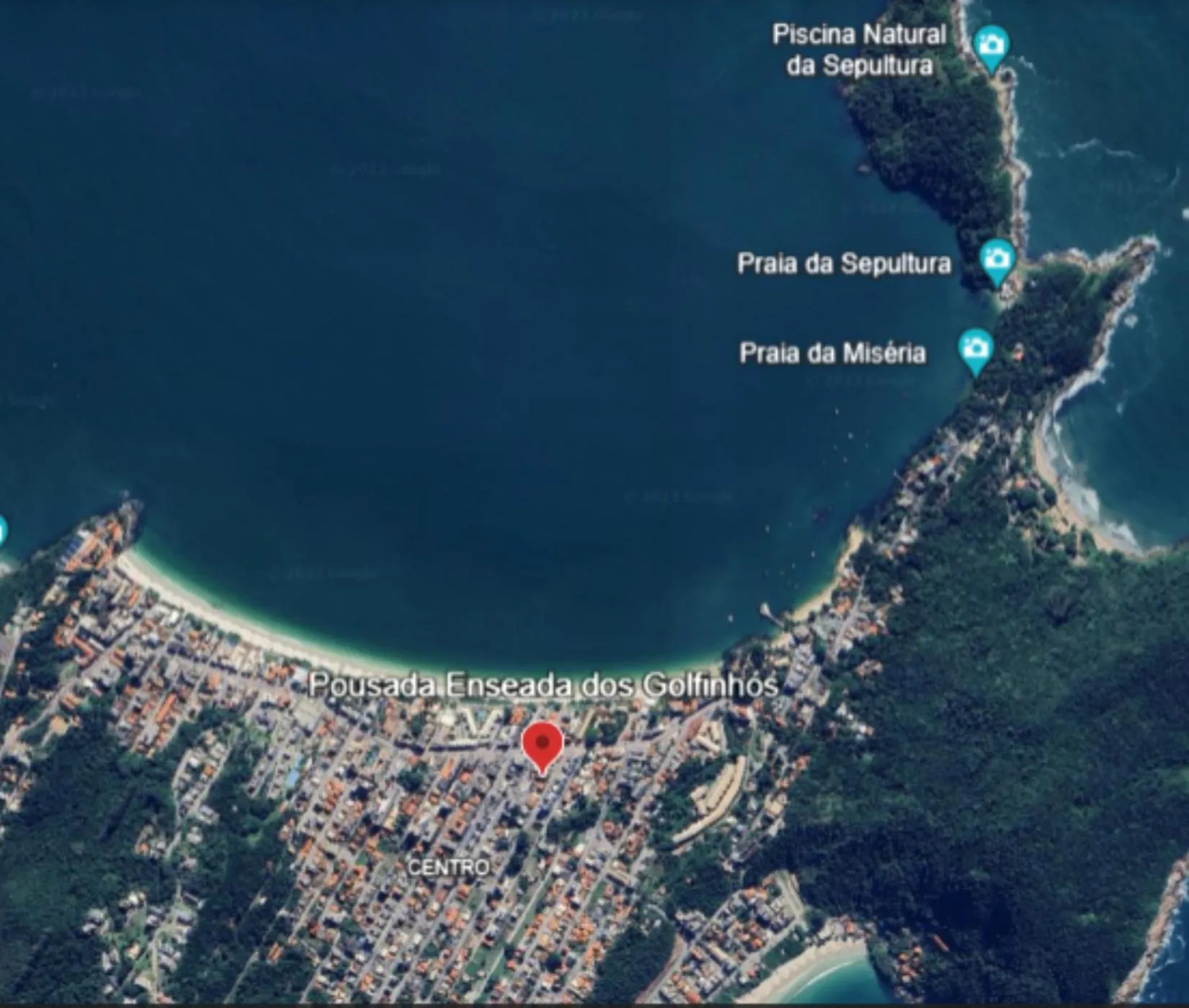 Bird's eye view in Pousada Enseada dos Golfinhos