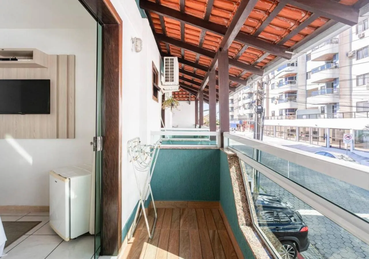 Balcony/Terrace in Pousada Enseada dos Golfinhos