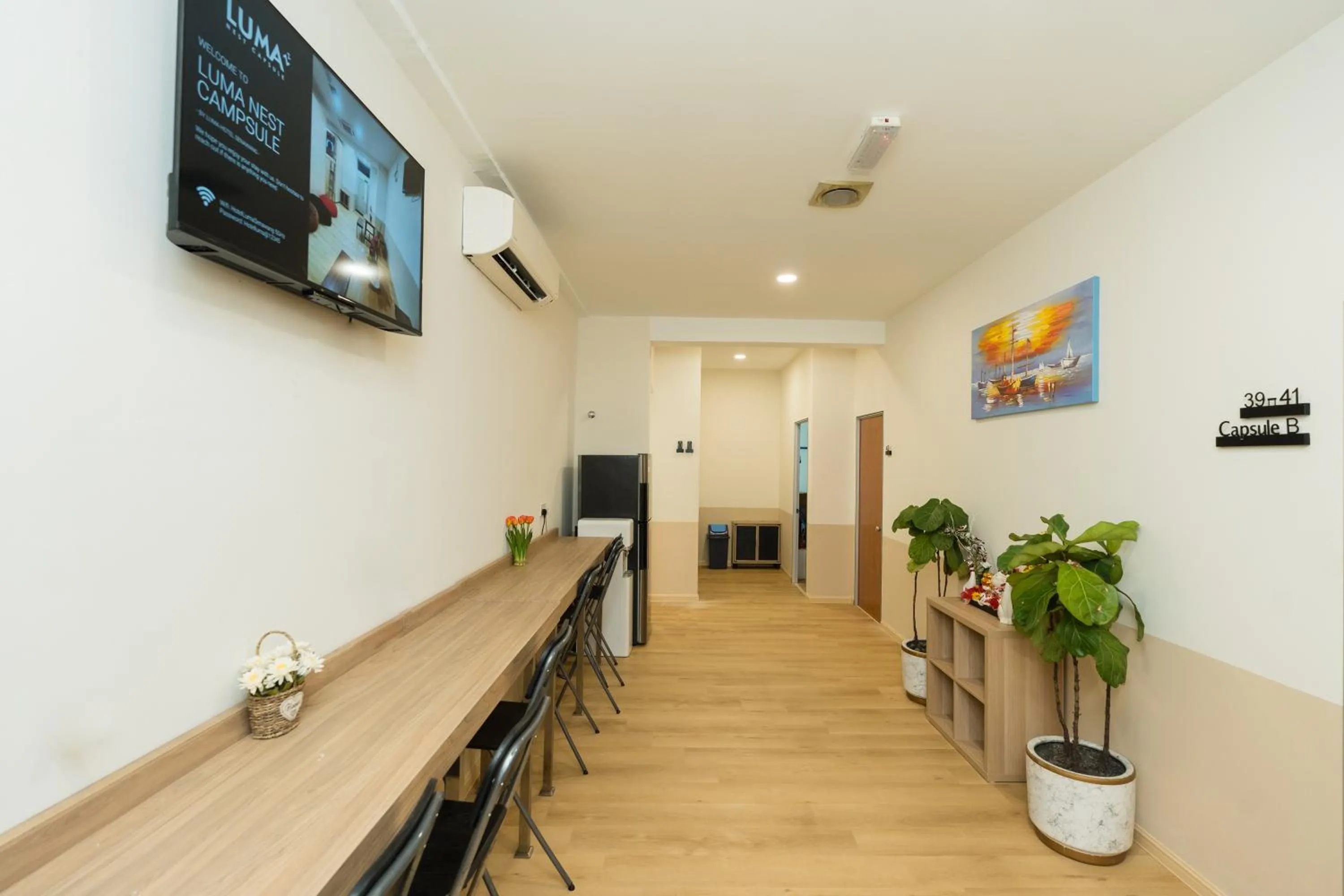 Communal lounge/ TV room in LumaNest Senawang