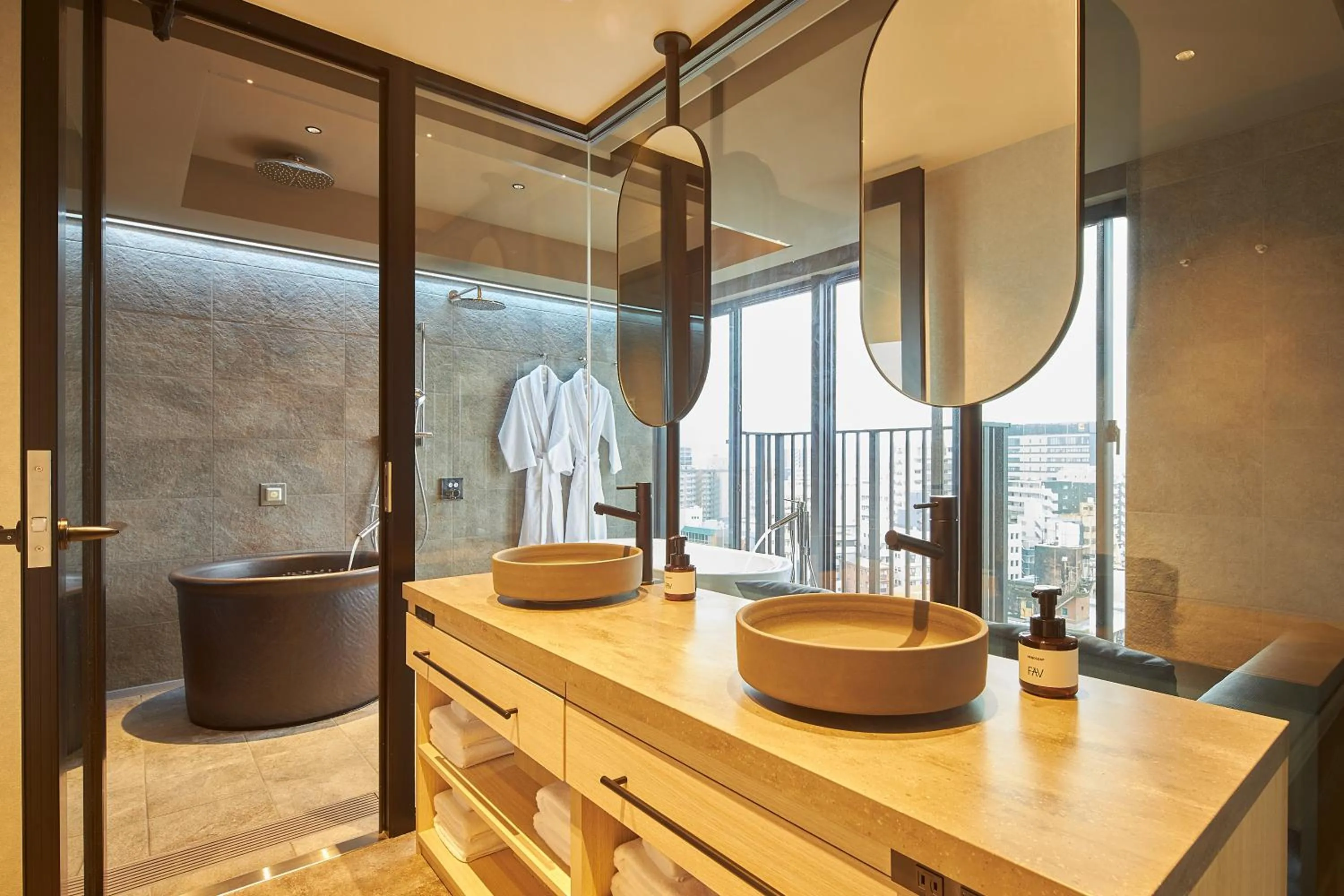 Bathroom in FAV LUX Kagoshima Tenmonkan