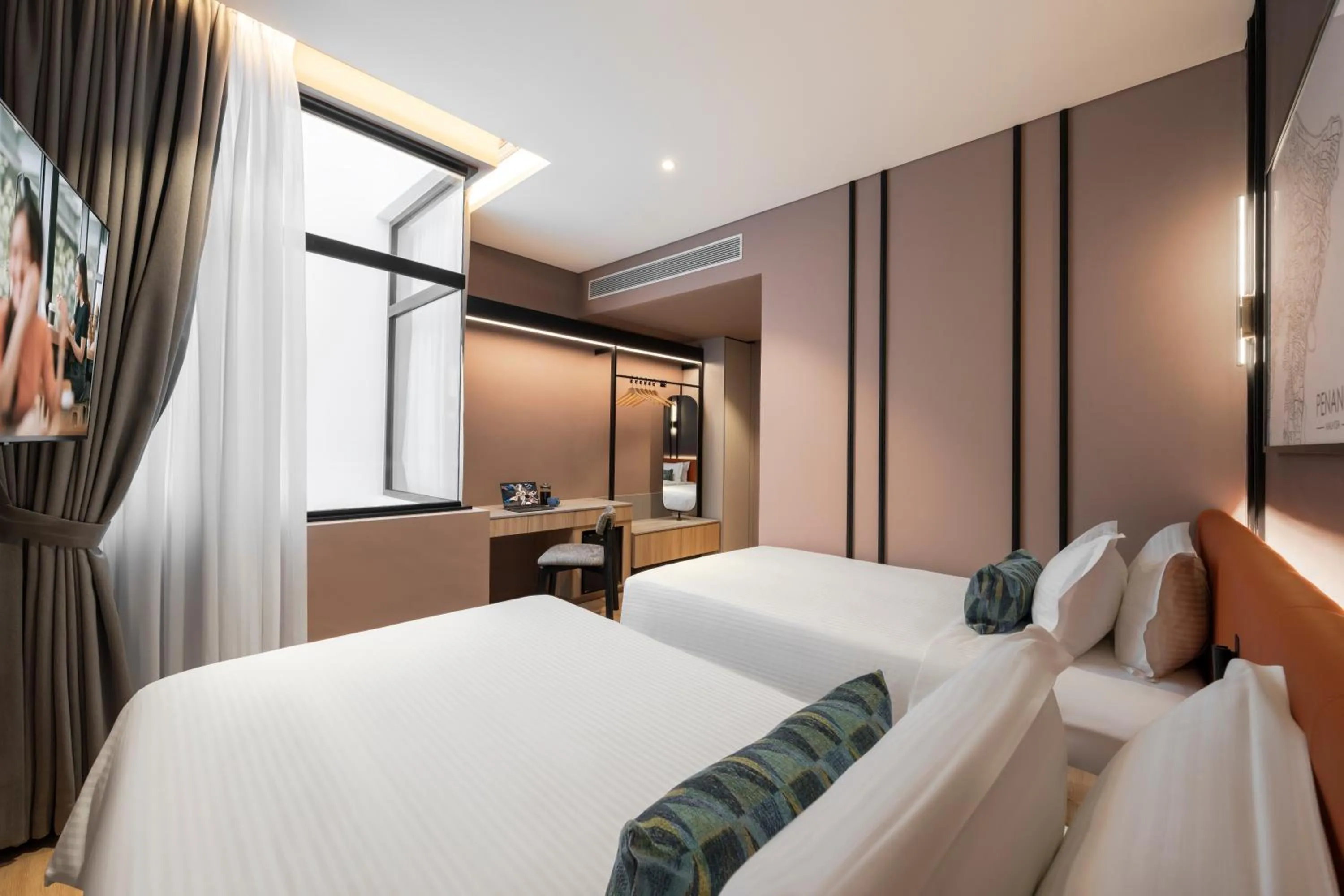 Bed in Citadines Connect Cecil Georgetown Penang