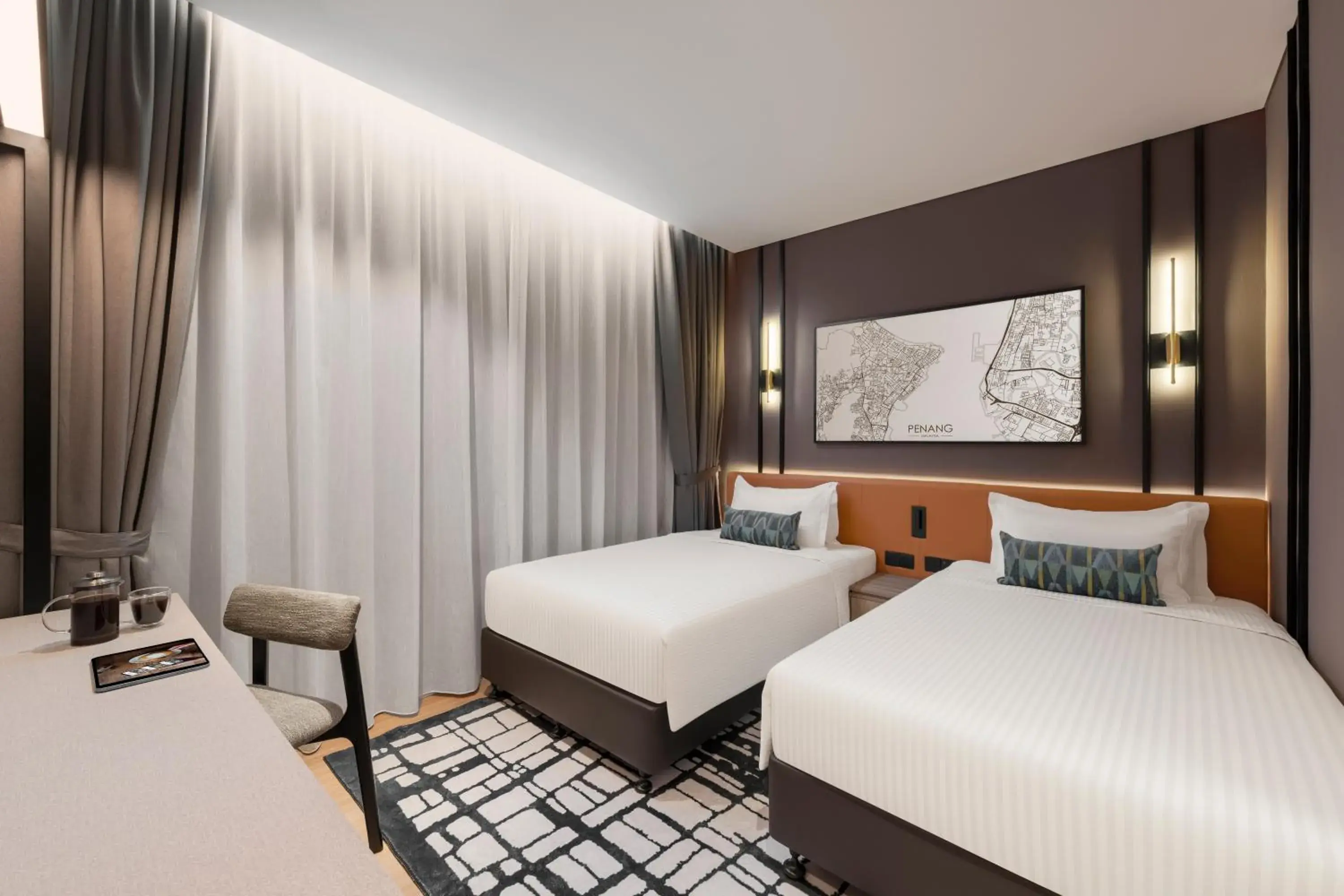 Bed in Citadines Connect Cecil Georgetown Penang Bed in Citadines Connect Cecil Georgetown Penang