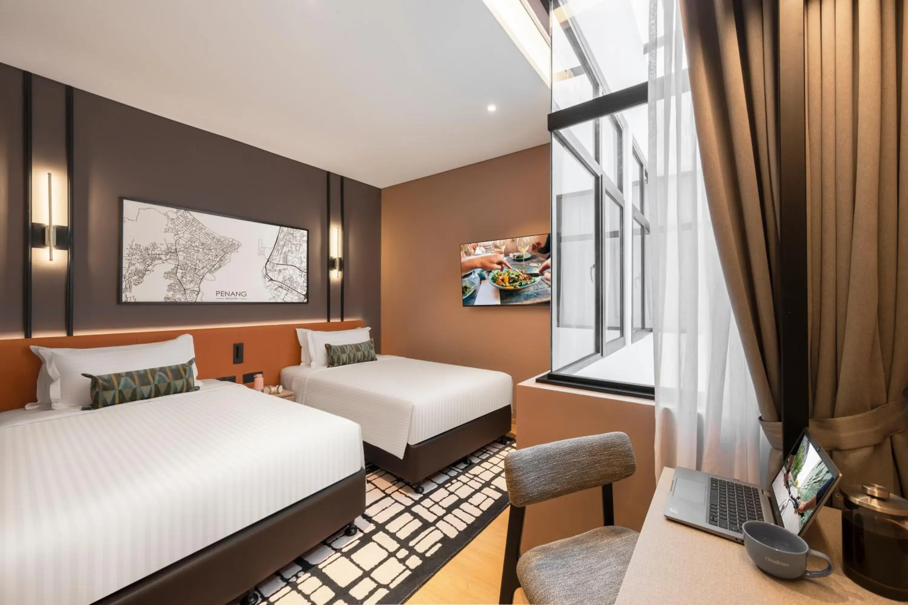 Superior Twin in Citadines Connect Cecil Georgetown Penang Superior Twin in Citadines Connect Cecil Georgetown Penang